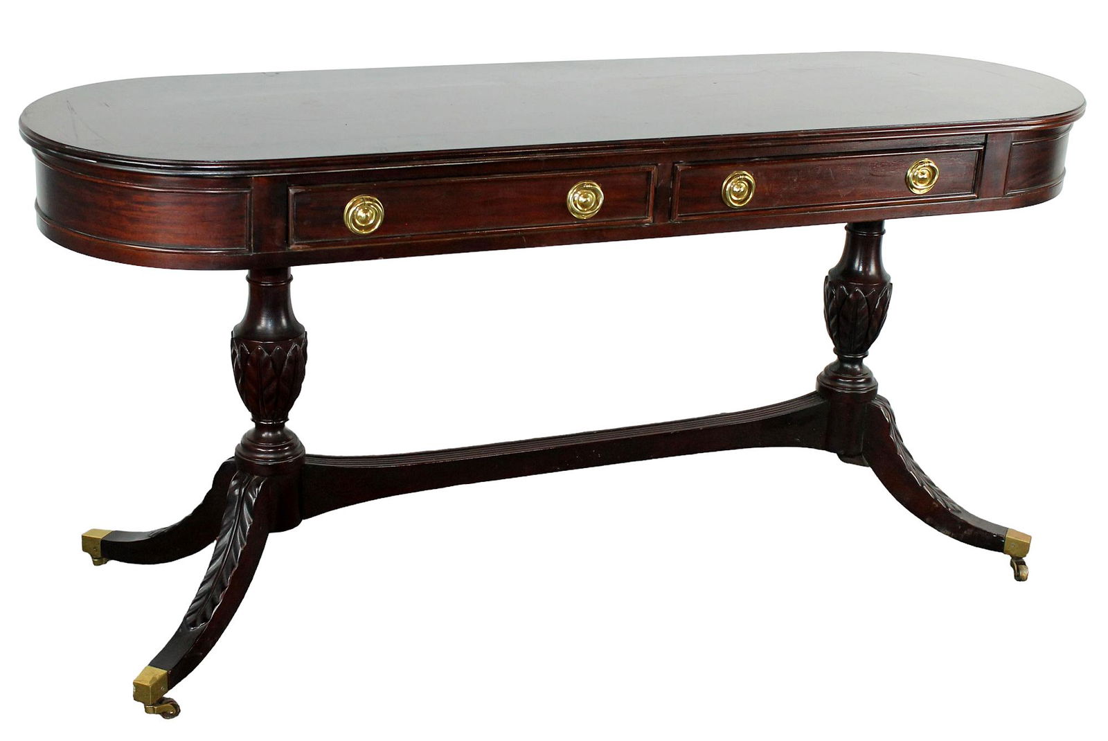 Century mahogany traditional console table (1 of 8)