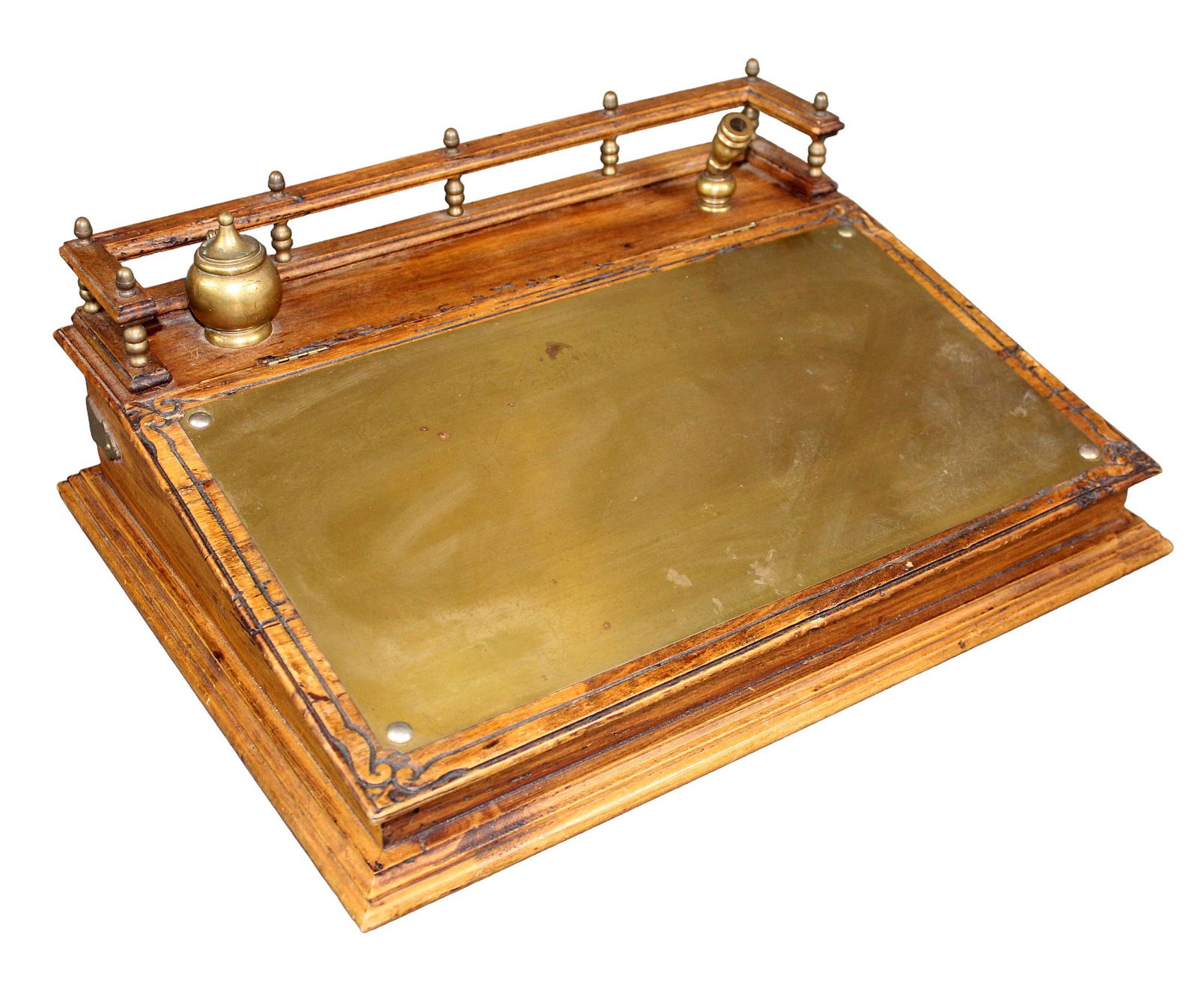 Slant front lift top portable desk (1 of 13)