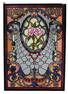 Stained & jeweled glass floral window