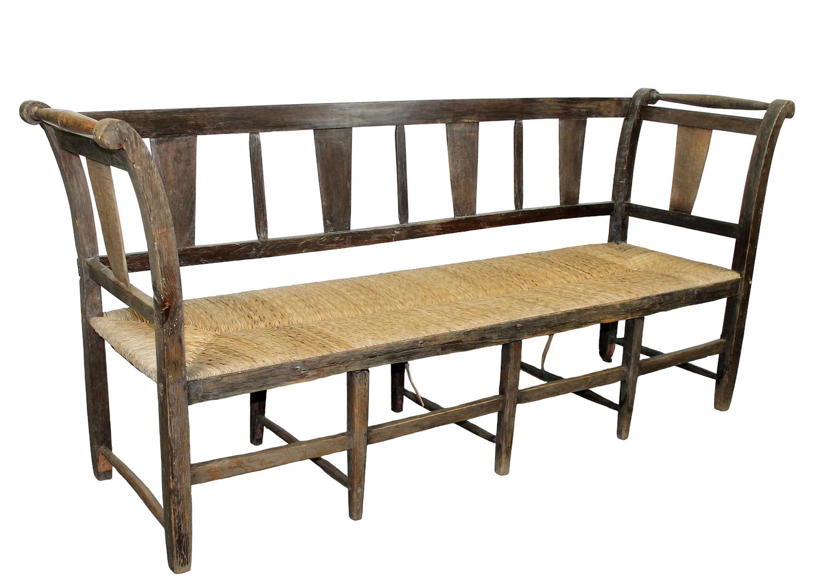 French Louis Philippe farmhouse bench (1 of 7)