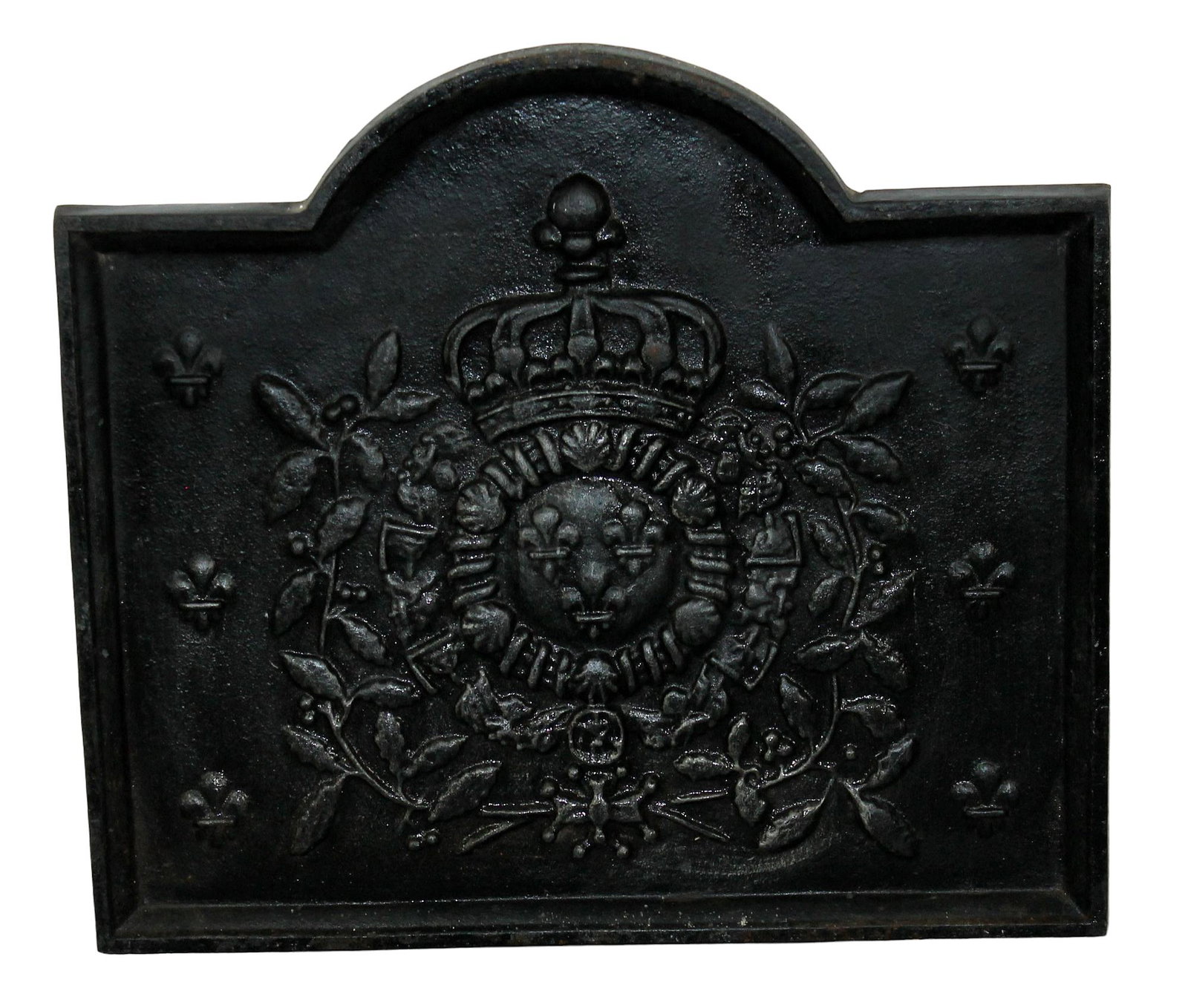 French cast iron fire back panel (1 of 8)
