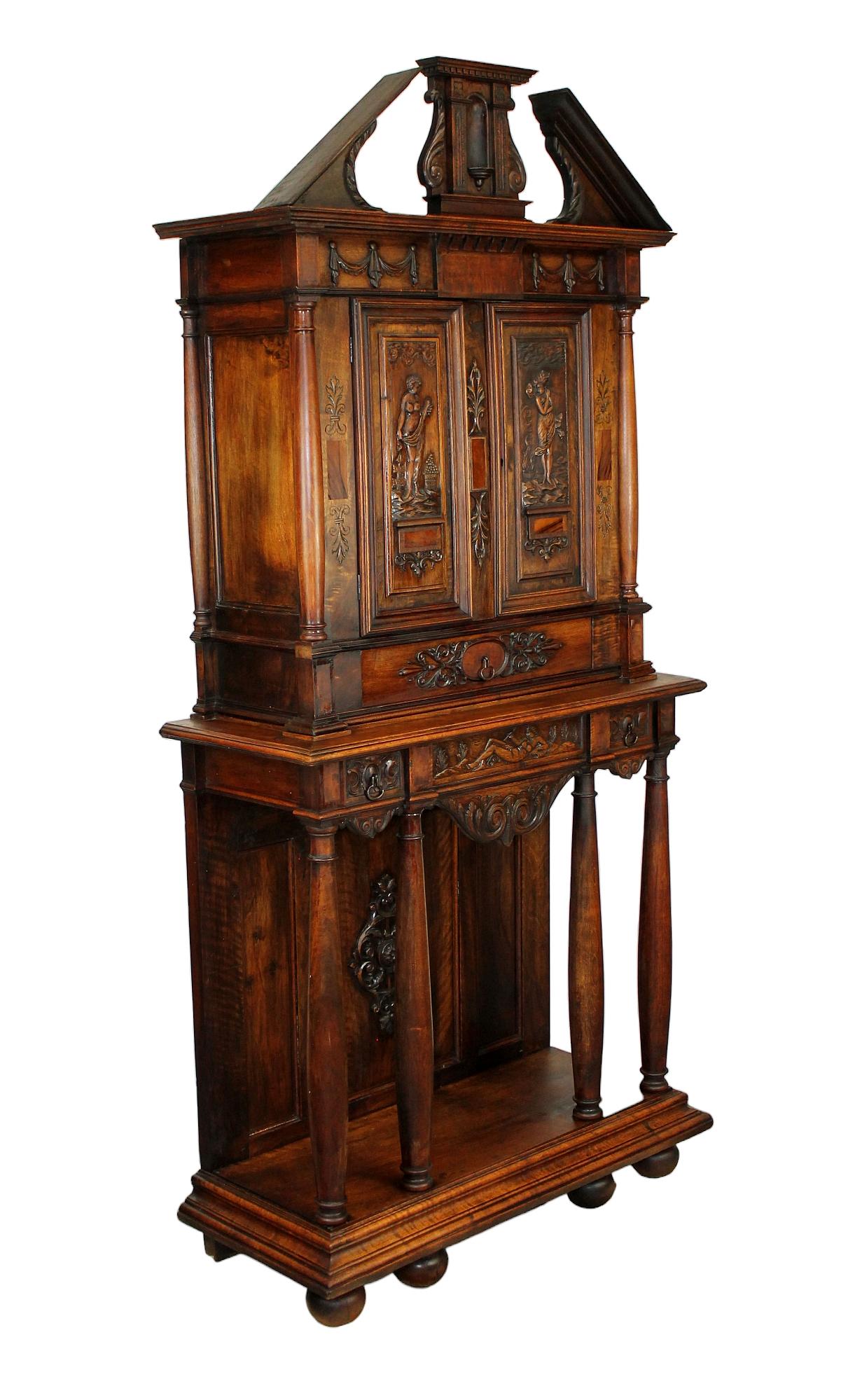 French Neoclassical Relief Carved Wine Auction