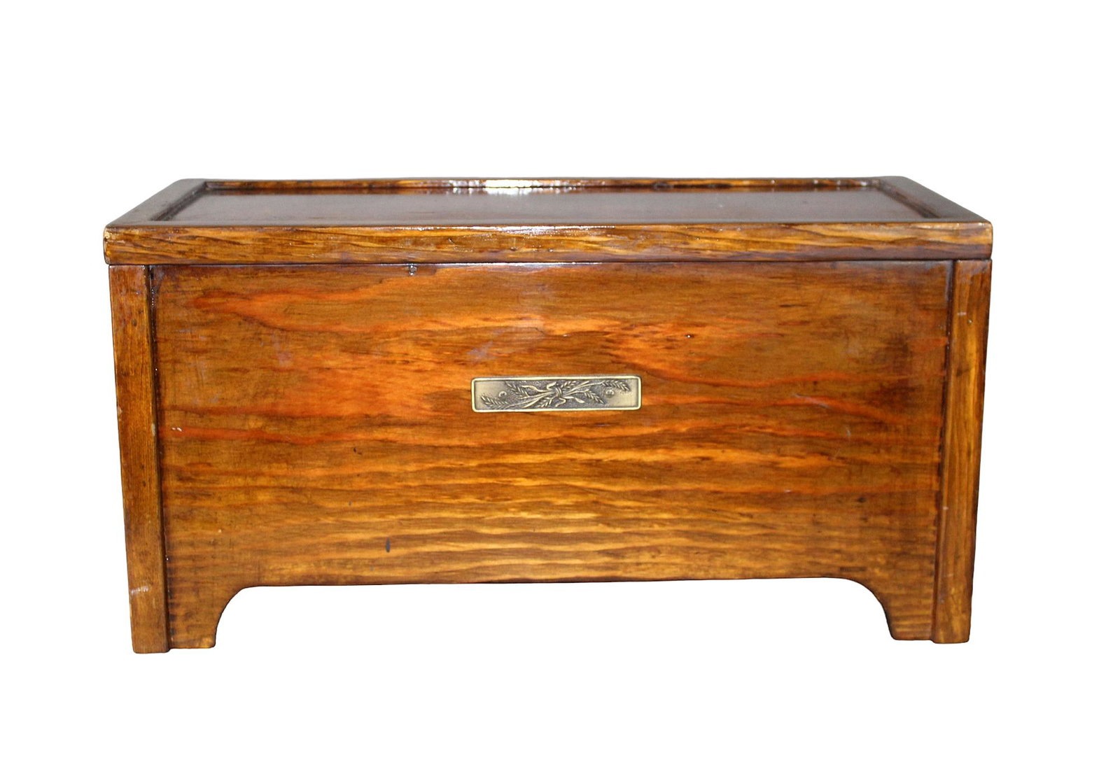 American pine lift top tool box with handles (1 of 7)