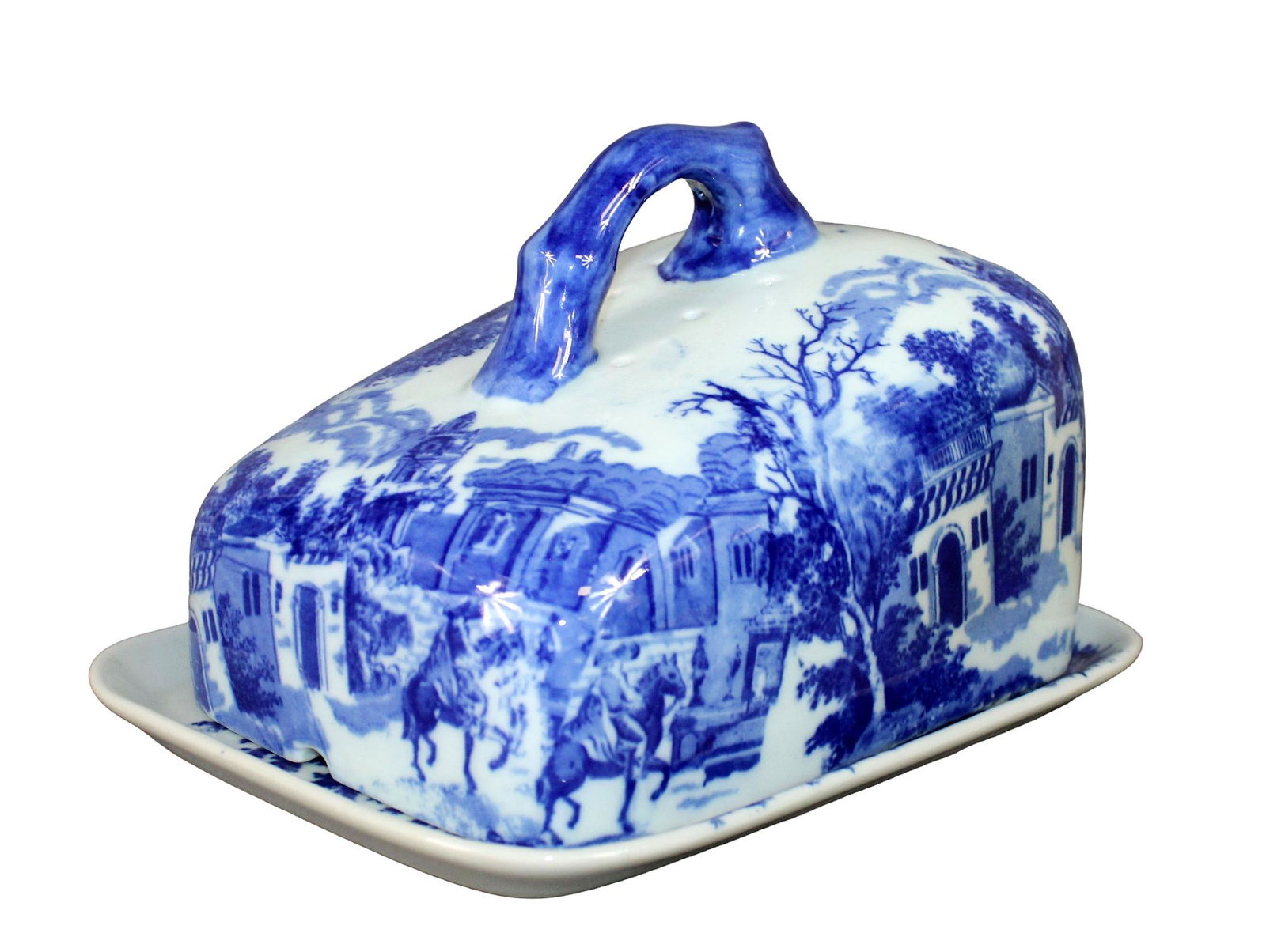 English Ironstone lidded cheese plate (1 of 10)