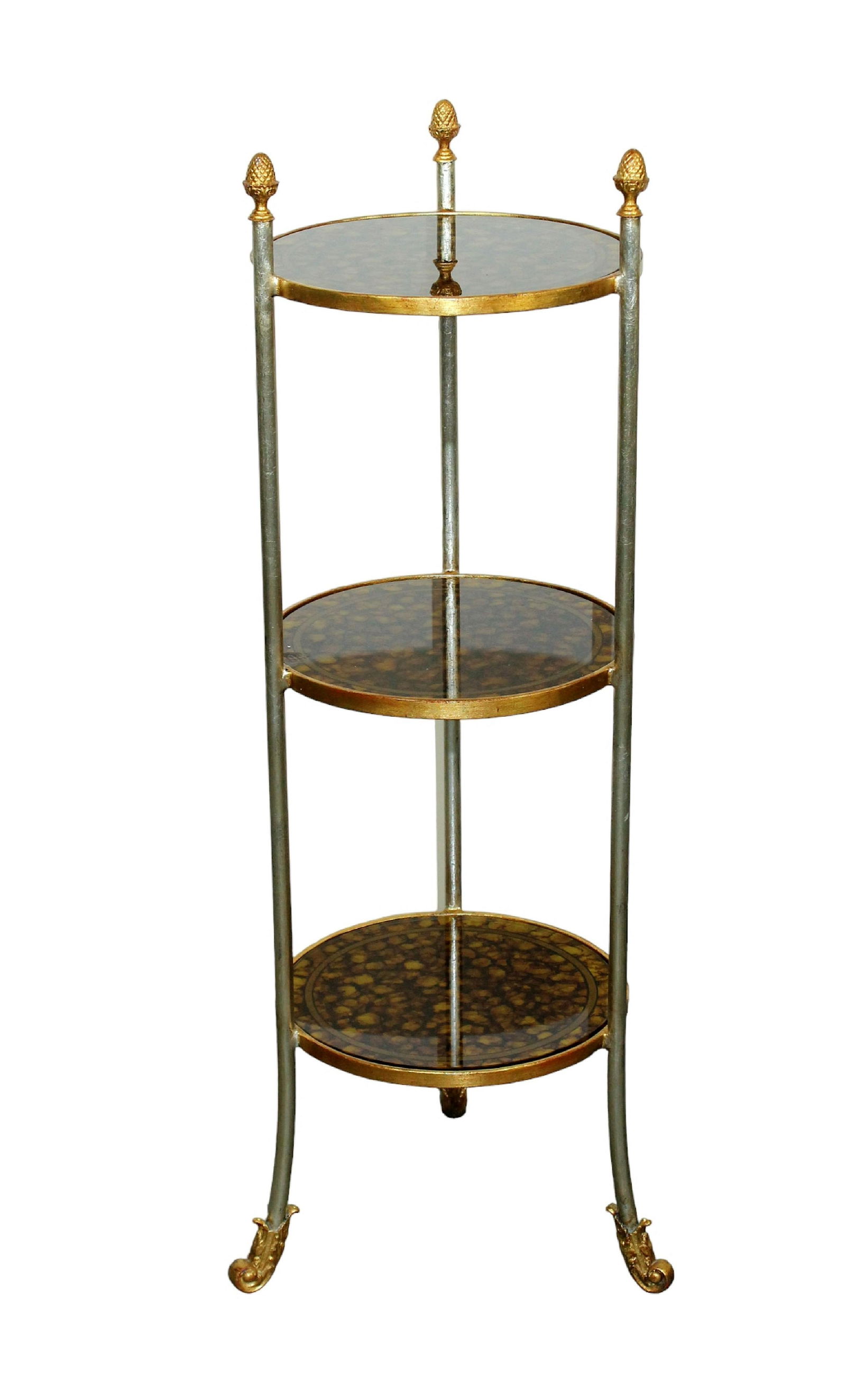 Maitland Smith 3 tiered etagere side table stand (1 of 8)
