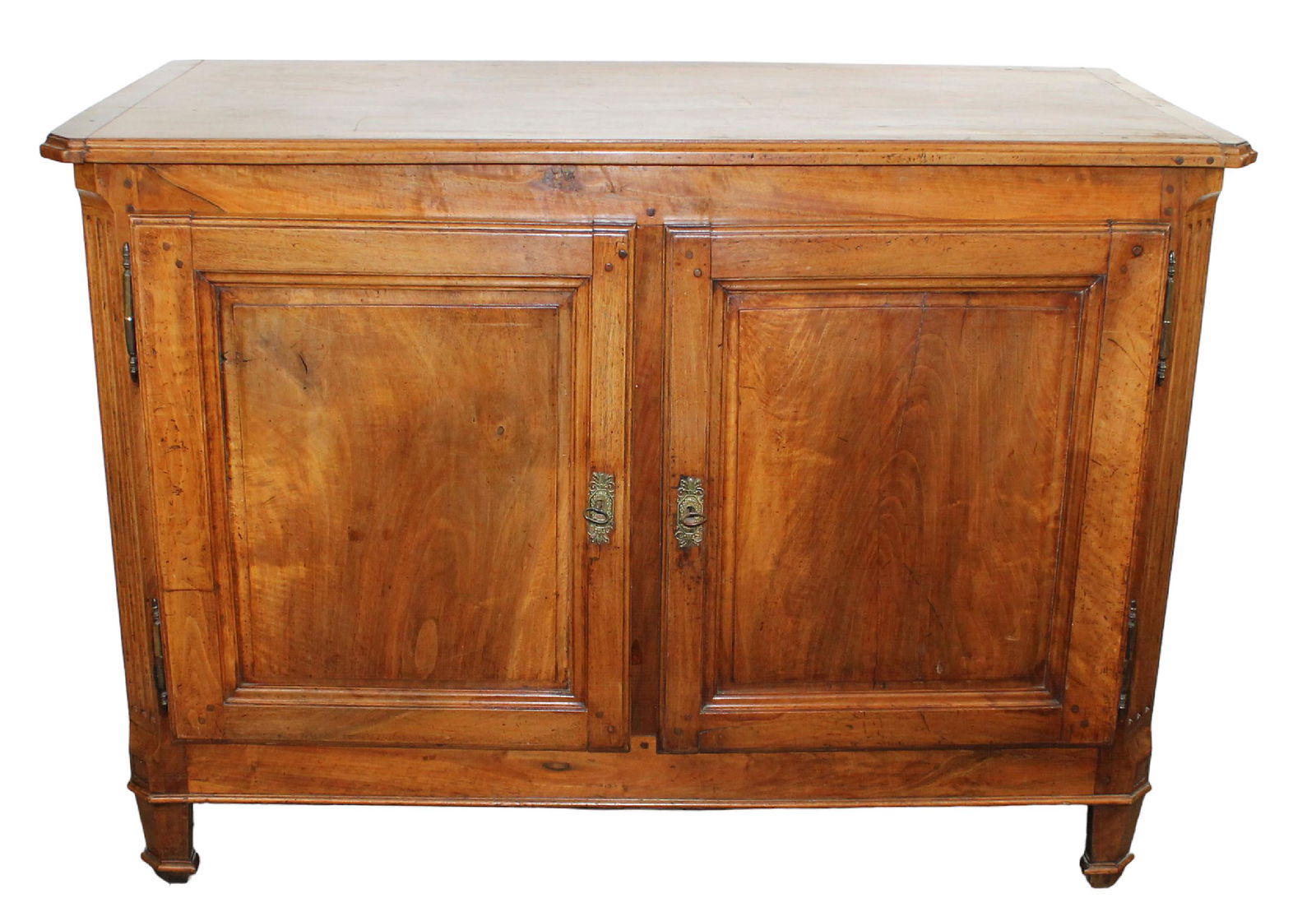 French Louis XVI 2 door buffet bas in walnut (1 of 11)
