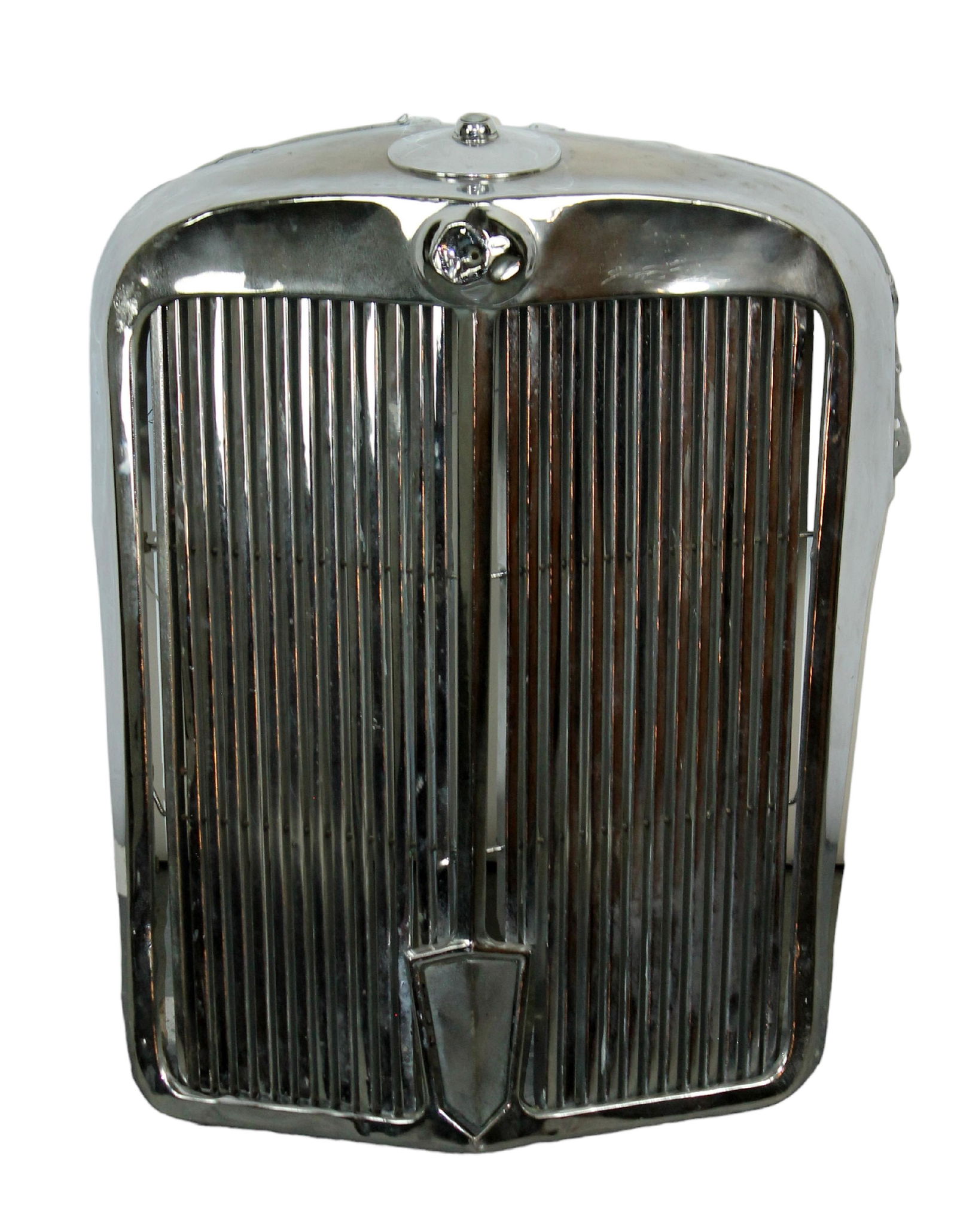 Polished chrome MG radiator grill (1 of 6)