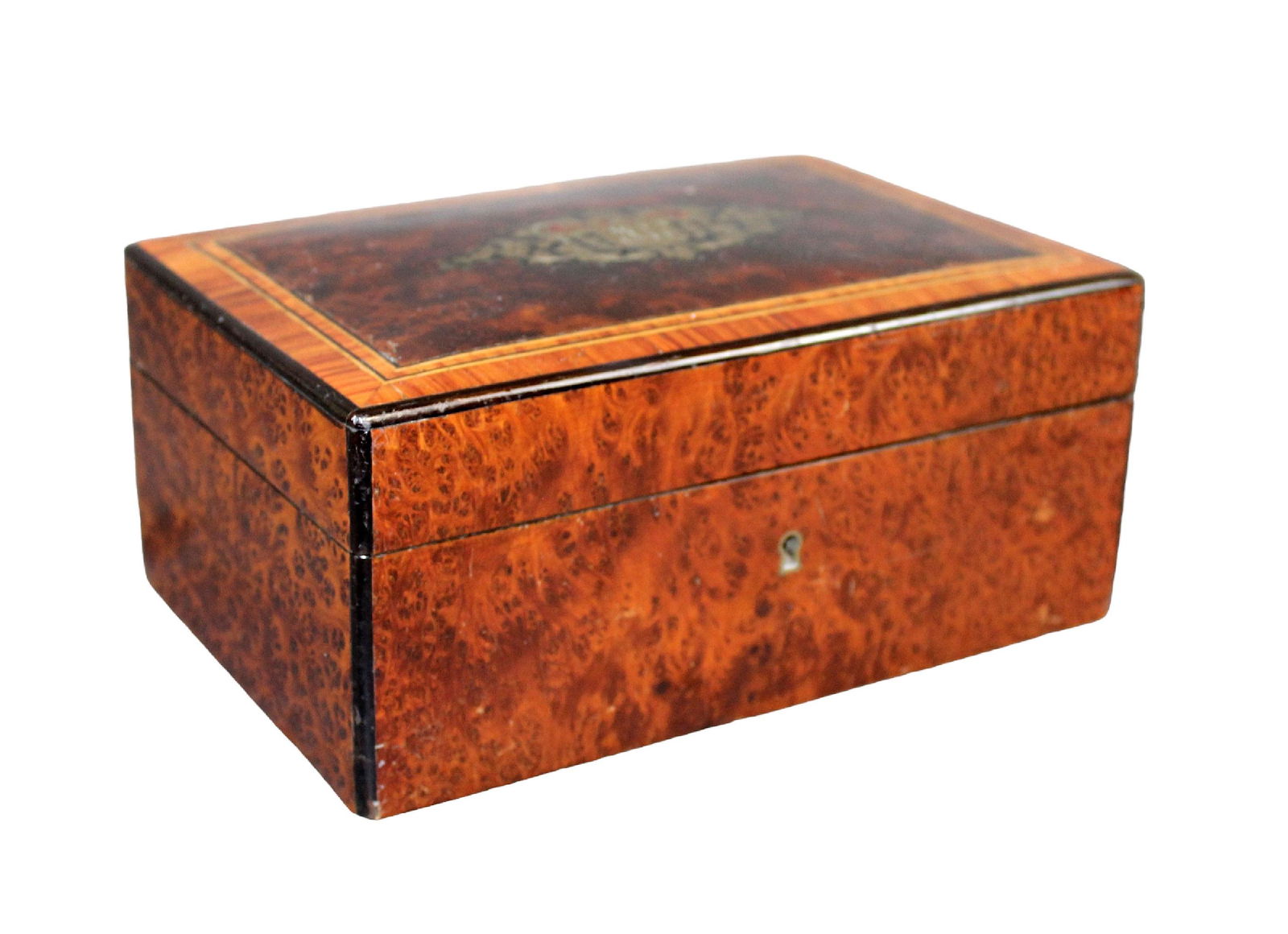 French inlaid dresser box (1 of 11)