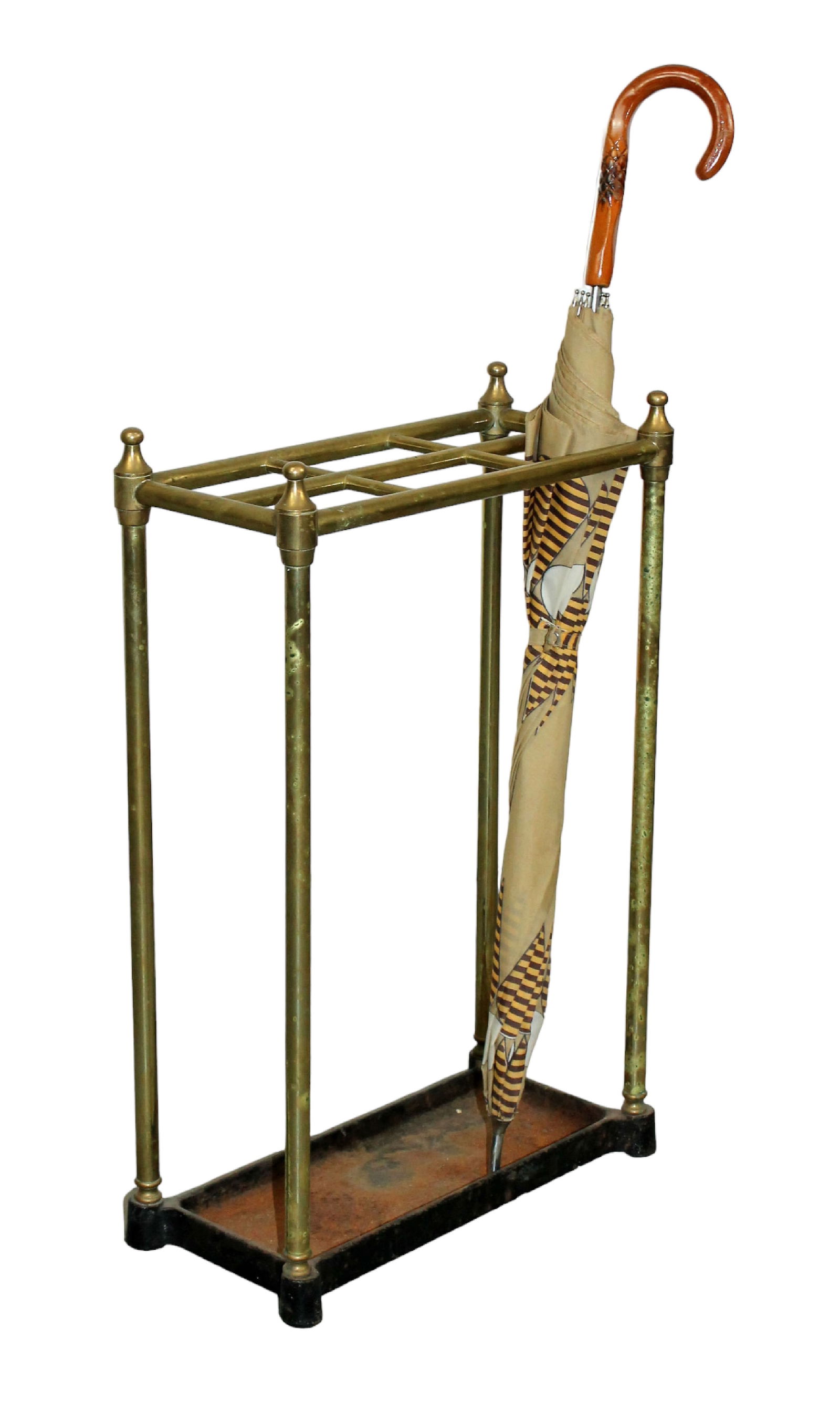 French bronze & iron cafe umbrella stand (1 of 6)