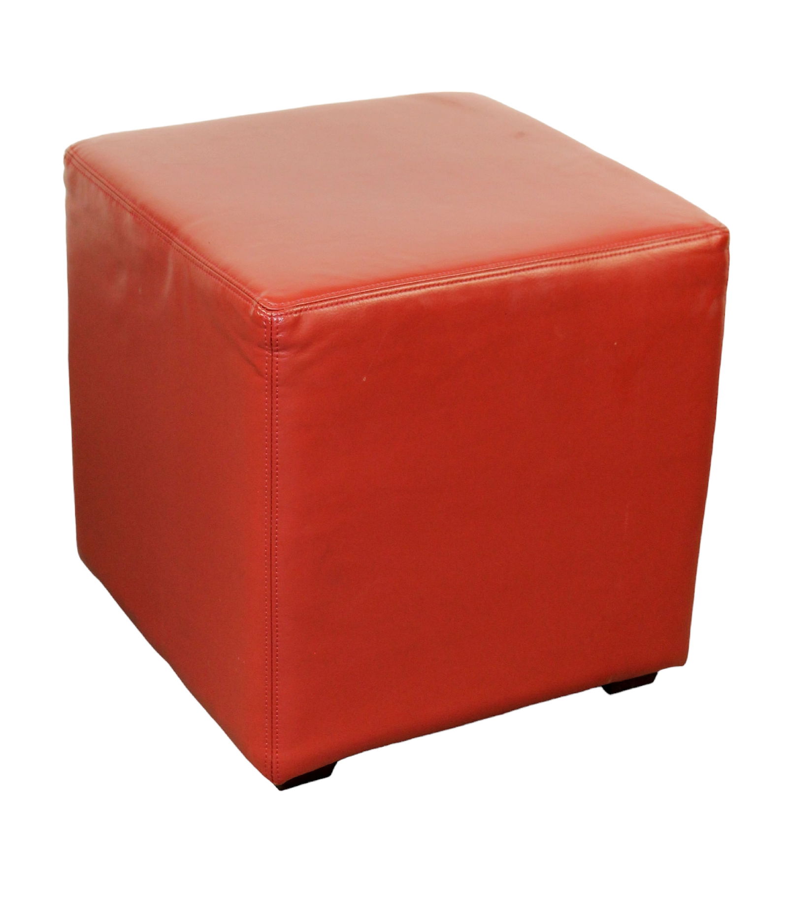 Mitchell Gold and Bob Williams lambskin leather ottoman (1 of 9)