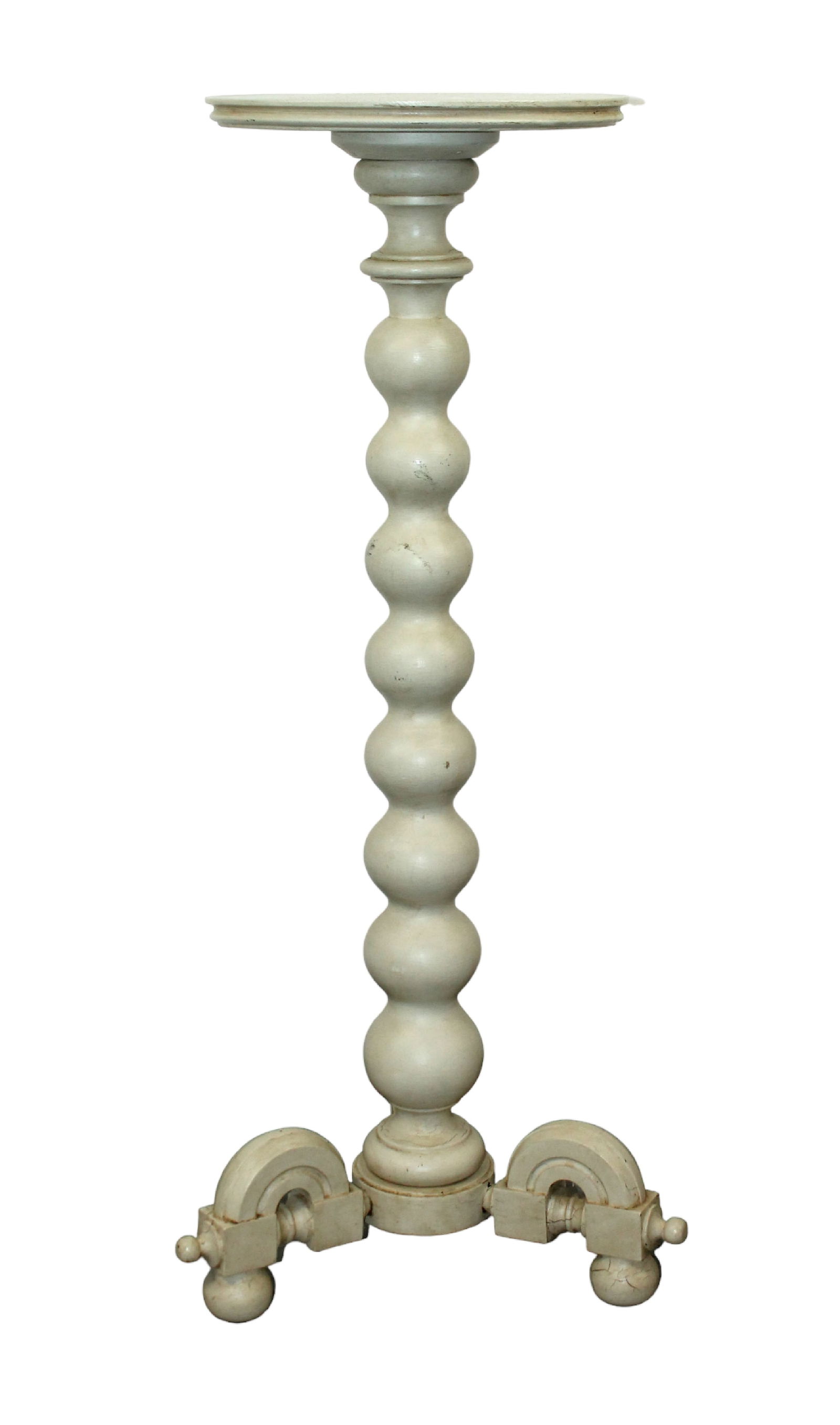 Painted barley twist pedestal (1 of 6)