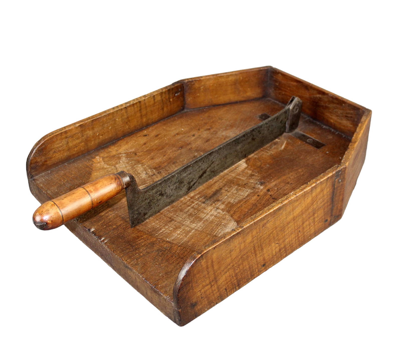 French Bread Cutting Board With Knife Auction