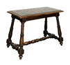 French carved oak stool