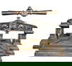 French cast iron book press with wolf heads