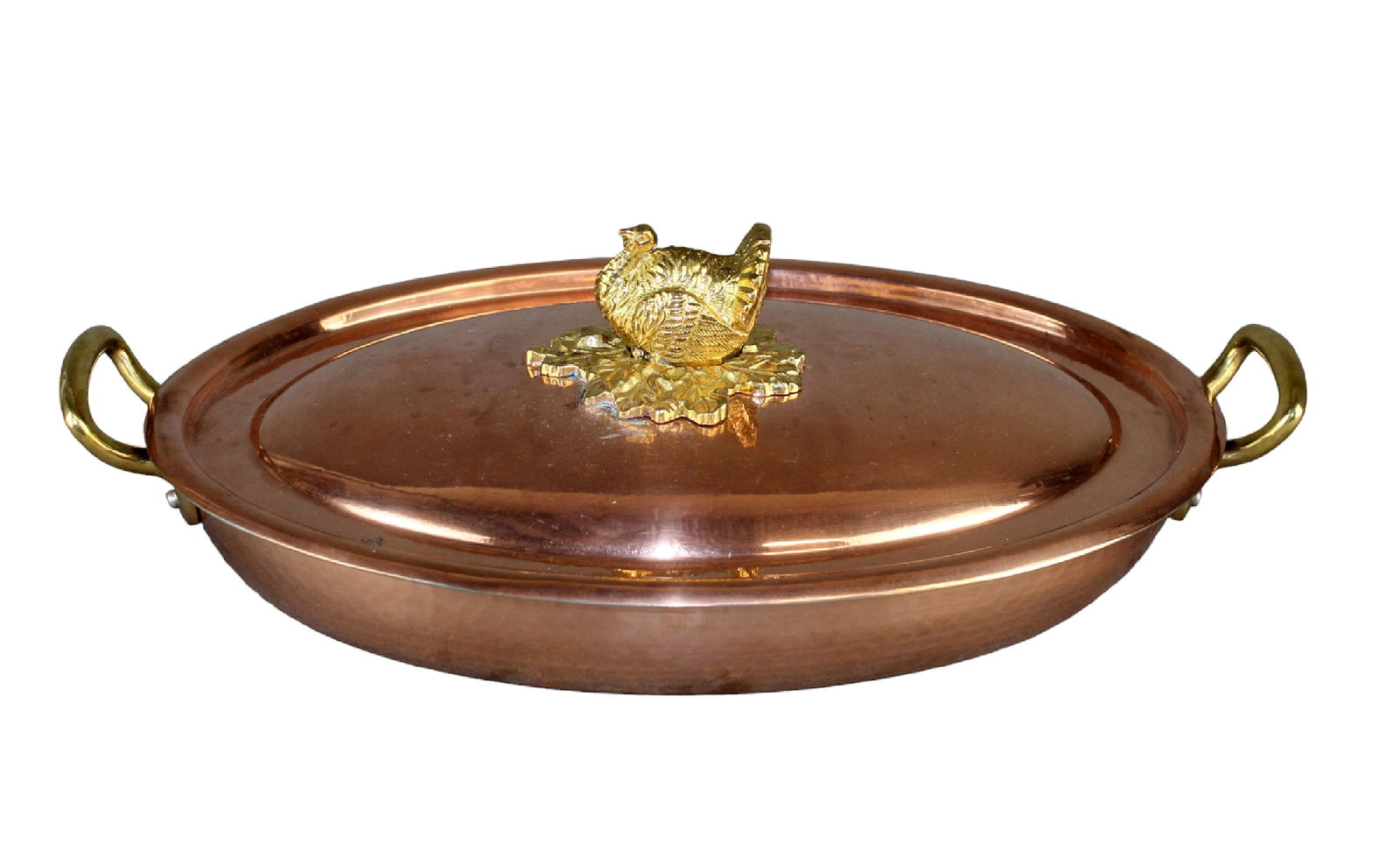 Ruffoni Historia hammered copper lidded au gratin pan (1 of 10)