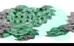 Lot of 10 French Sarreguemines Majolica oyster plates