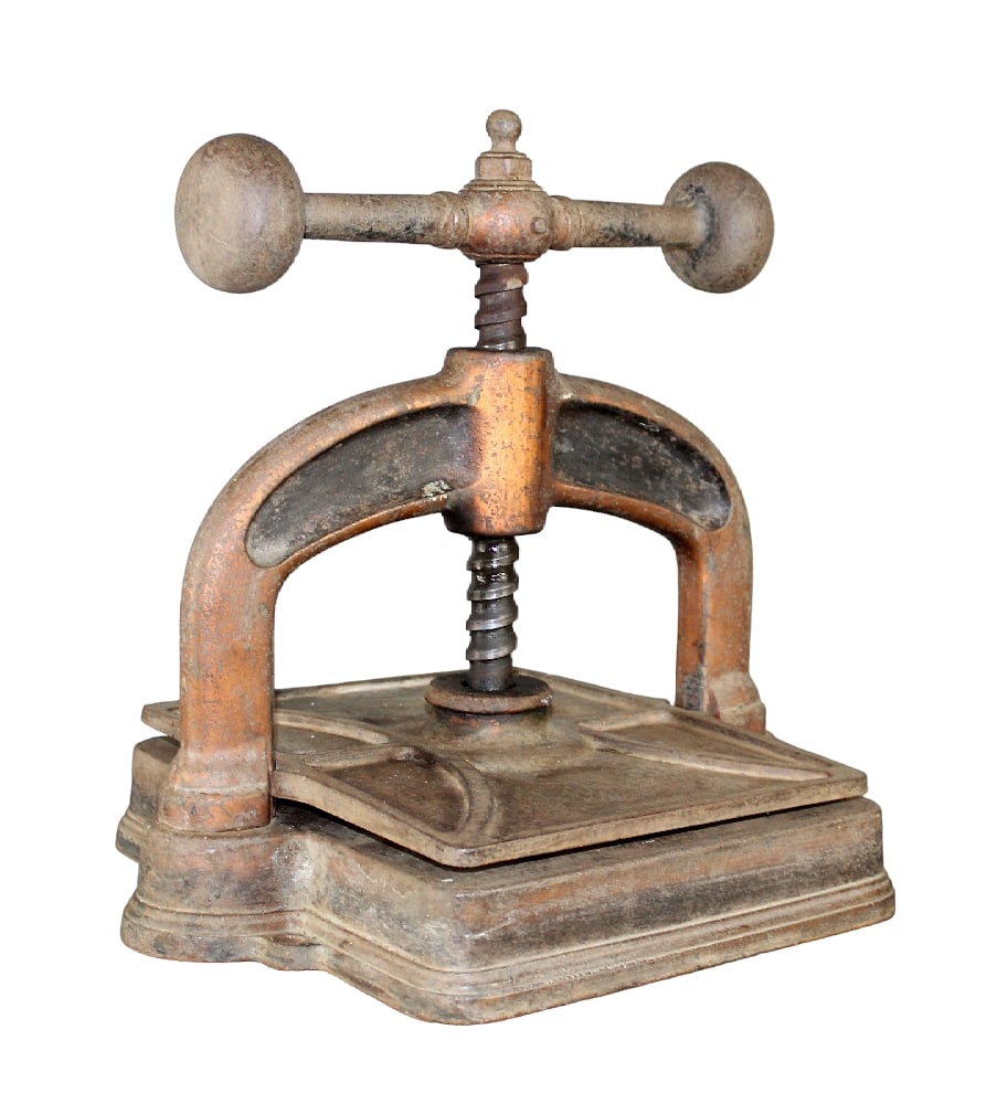 French cast iron book press (1 of 6)