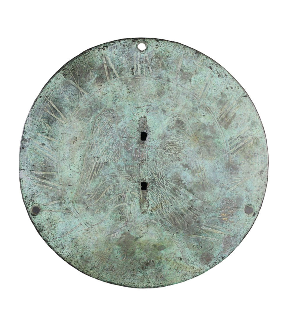 Antique English copper sundial with eagle (1 of 6)