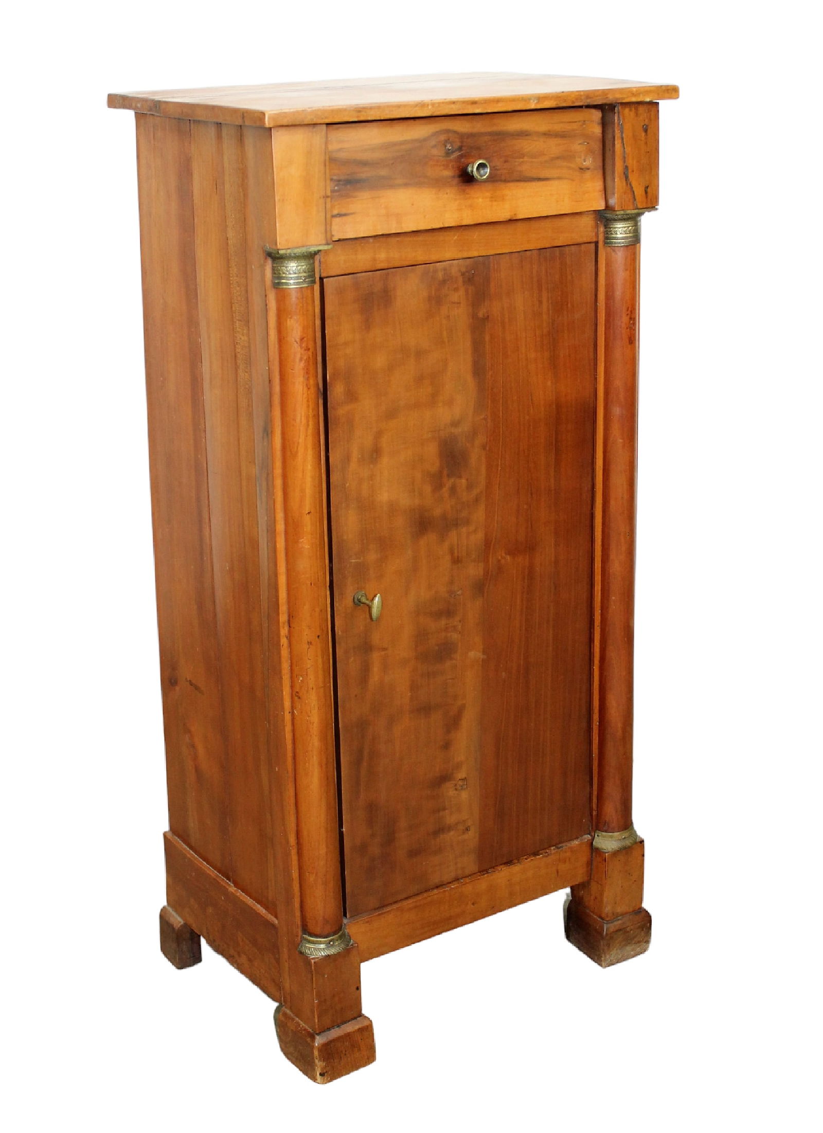 French Empire style chevet night stand in walnut (1 of 6)
