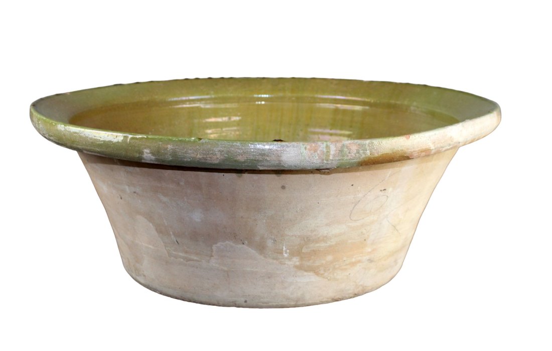 French glazed terracotta tian bowl (1 of 8)