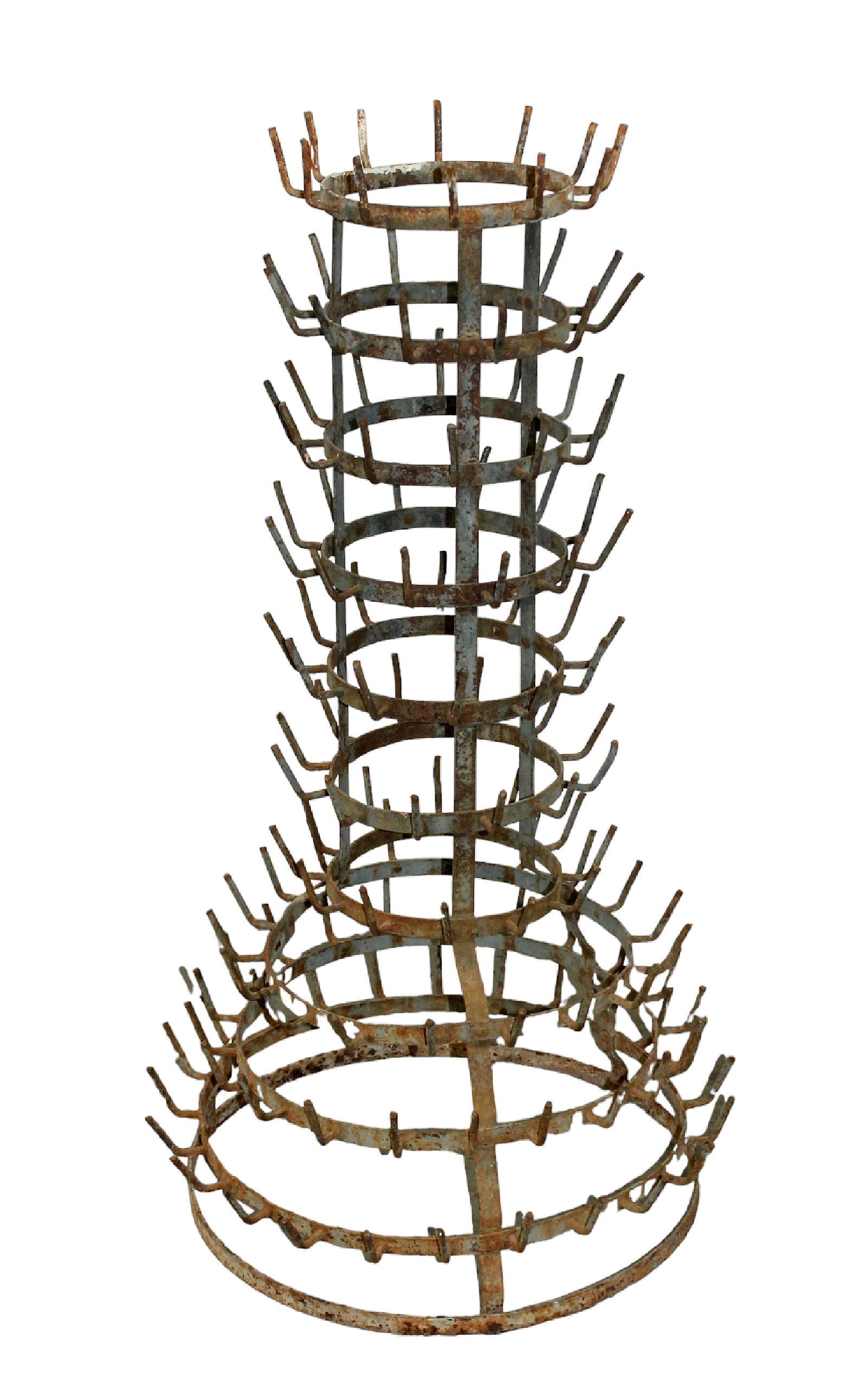 French Large Bottle Drying Rack Auction