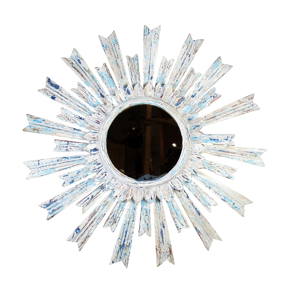 Spanish painted sunburst mirror (1 of 6)