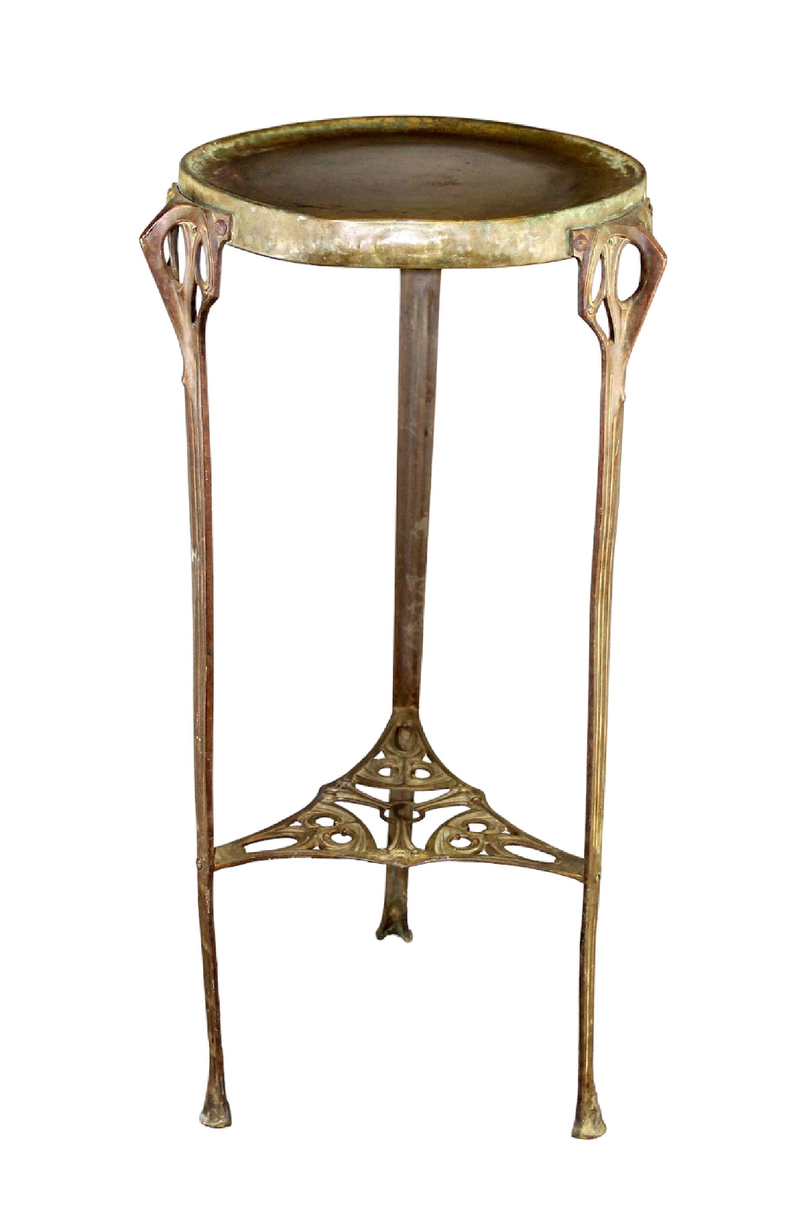 French Art Nouveau bronze plant stand (1 of 8)