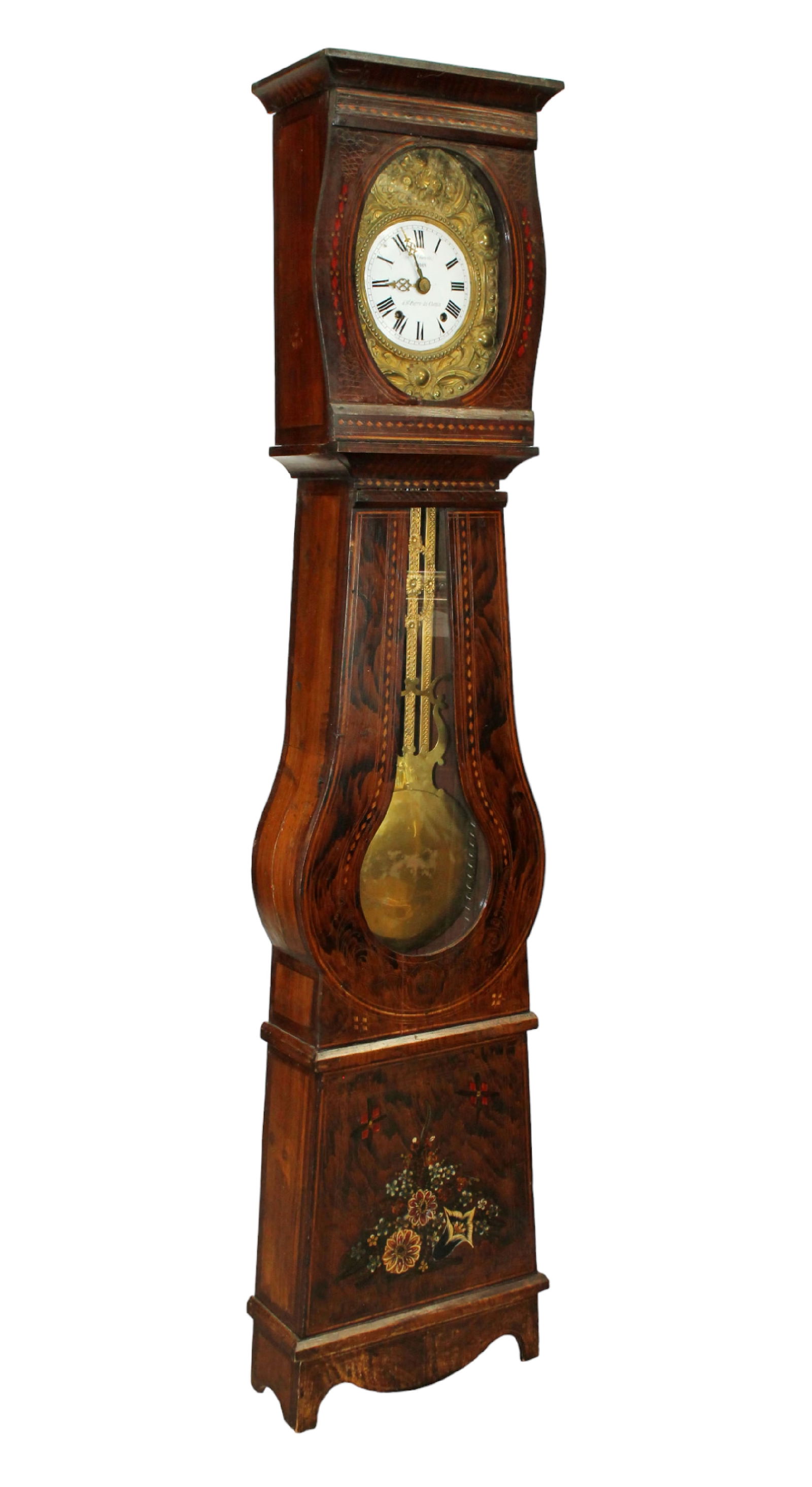 Antique French morbier tall clock (1 of 14)