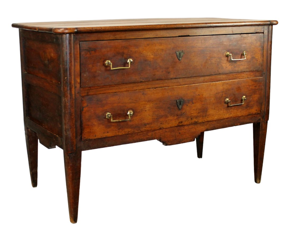 French Louis XVI commode sauteuse in walnut (1 of 9)