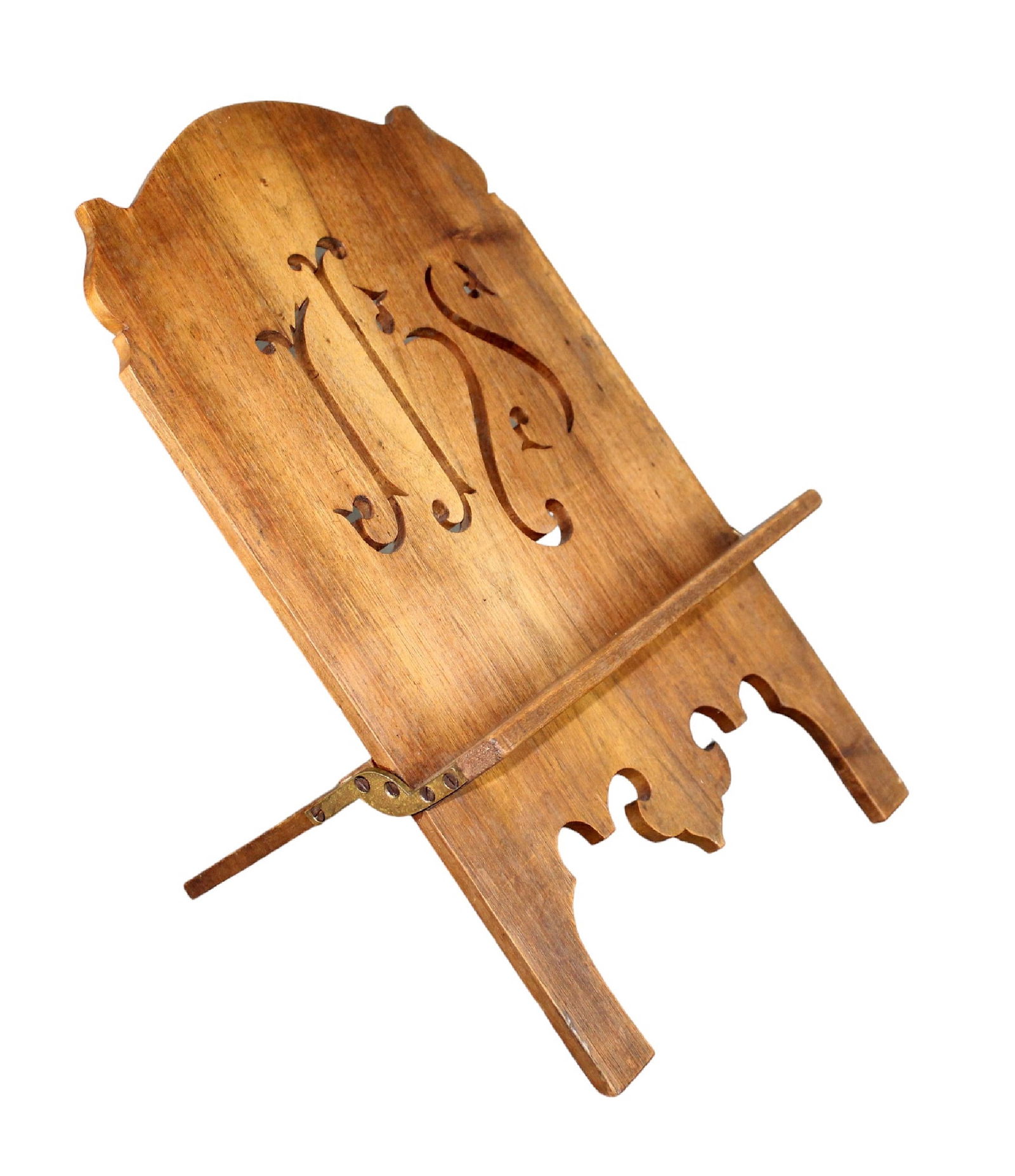 French Gothic Revival bible or book rest with the Christogram IHS (1 of 7)