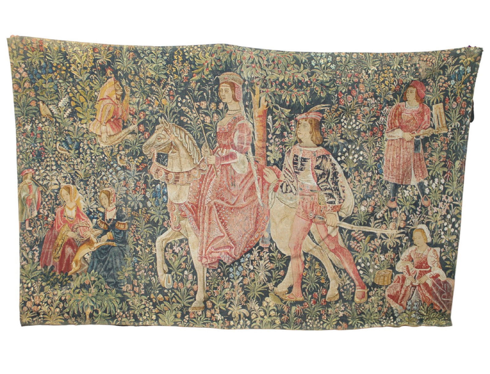 French woven printed tapestry (1 of 8)
