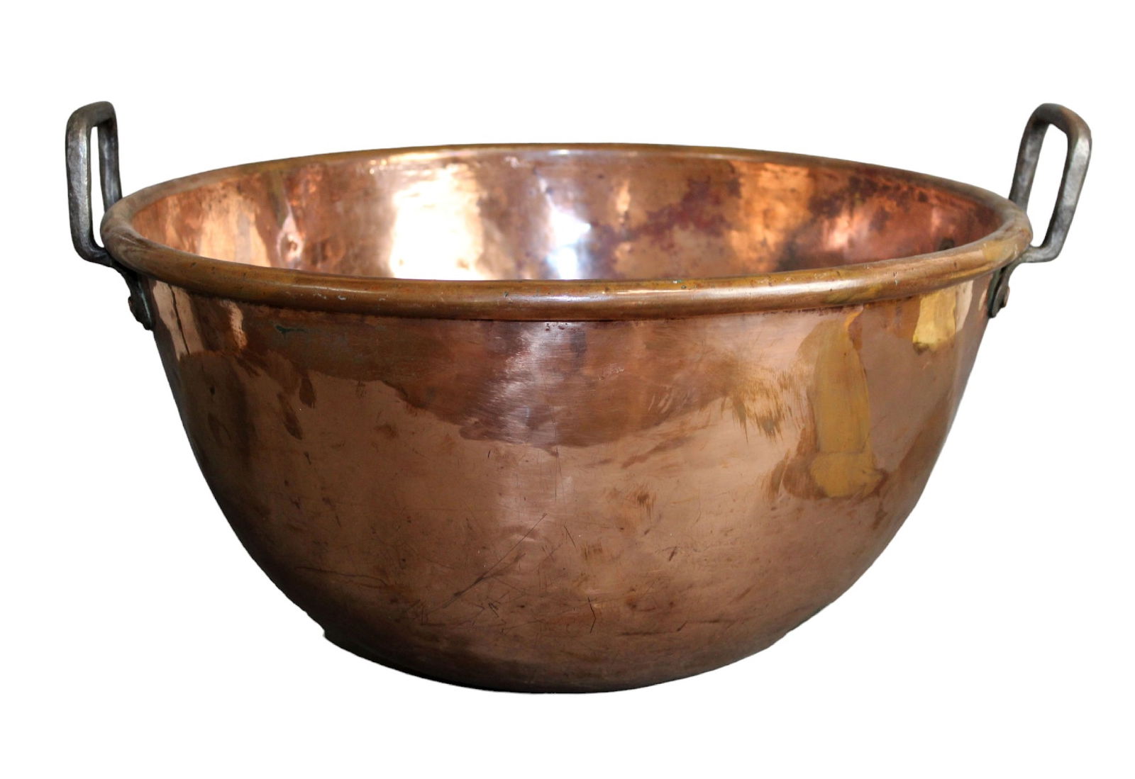 French copper candy vat with iron handles (1 of 7)