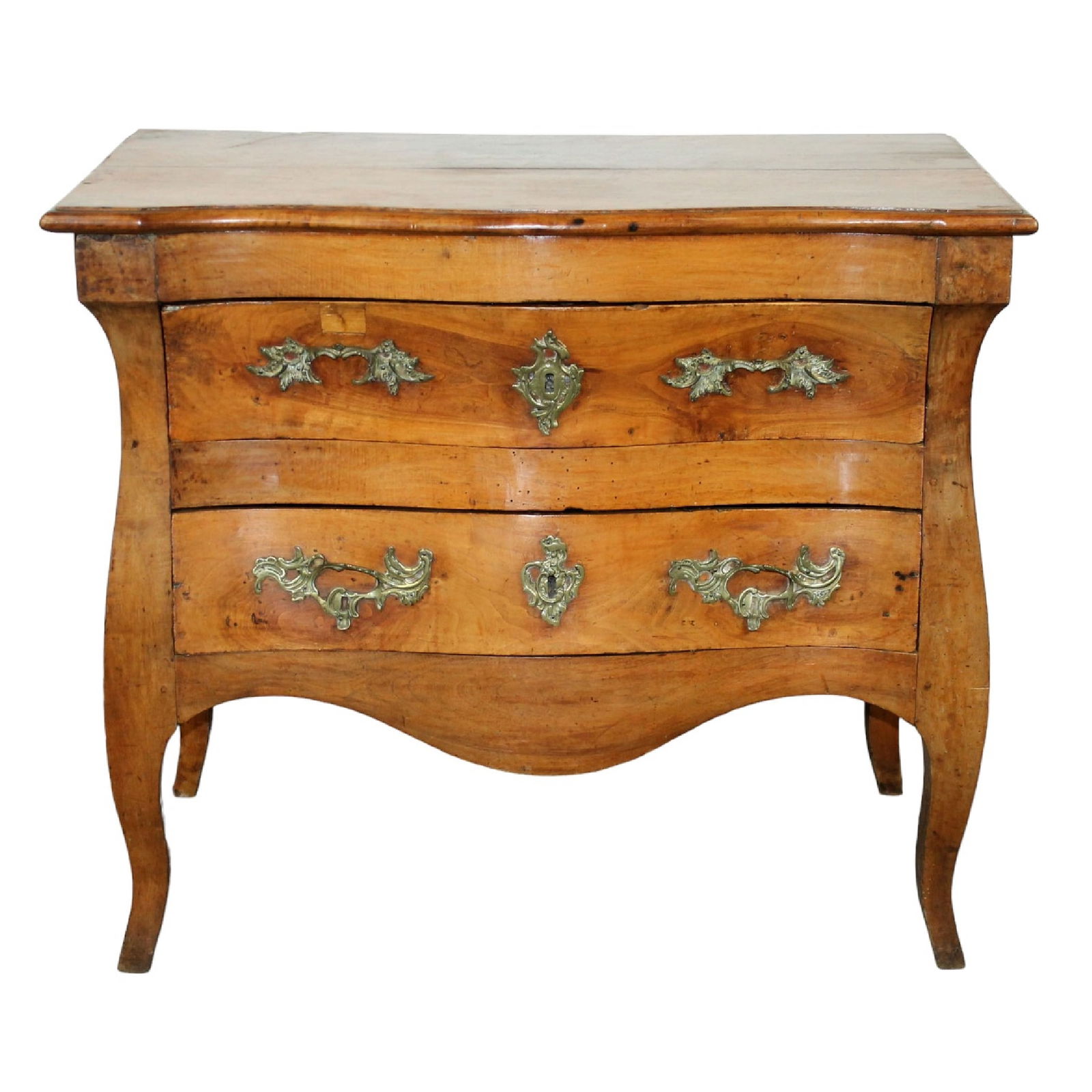 French 18th century 2-drawer commode in walnut (1 of 10)