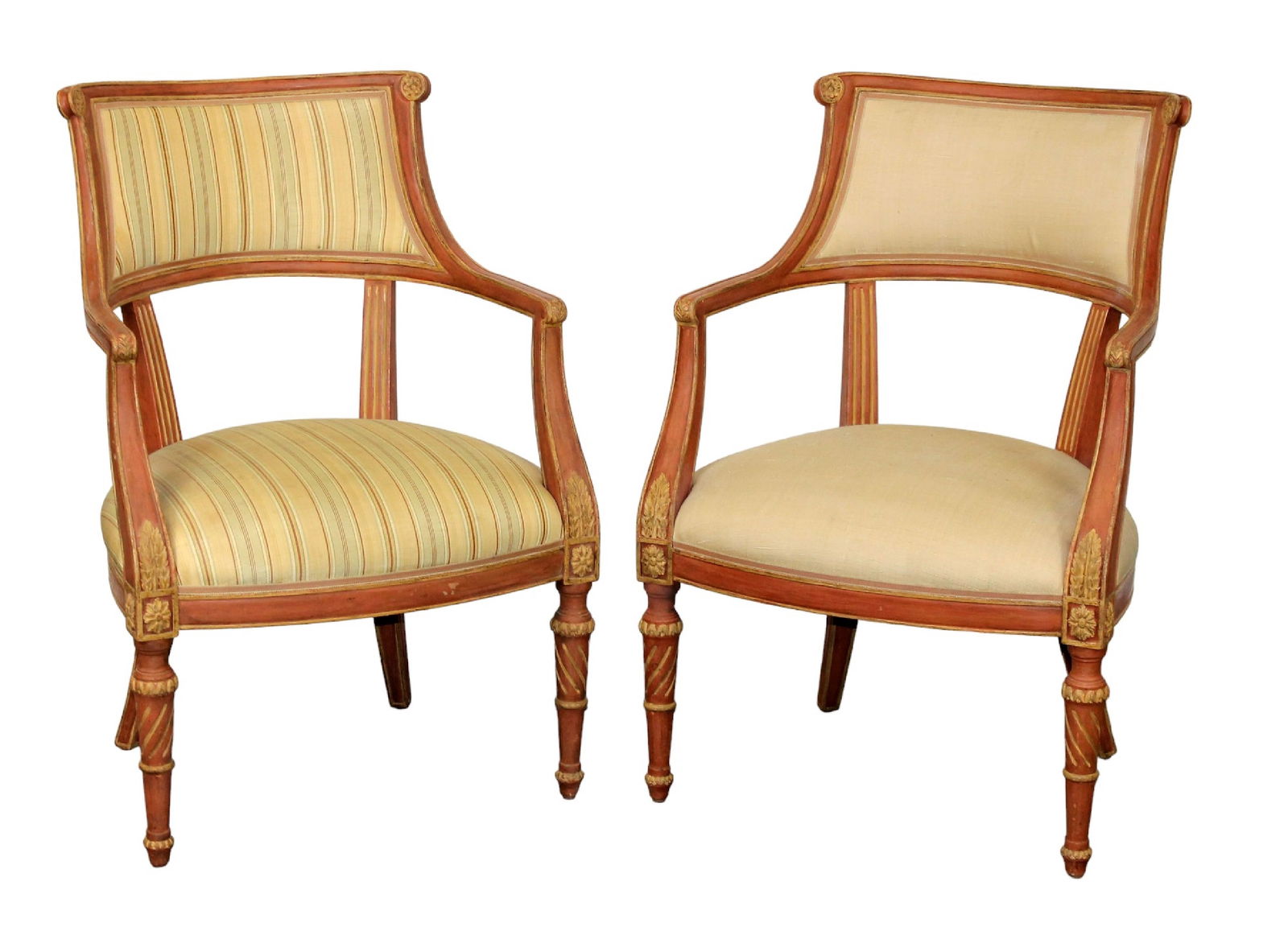 Pair of Dennis & Leen Louis XVI style armchairs (1 of 8)