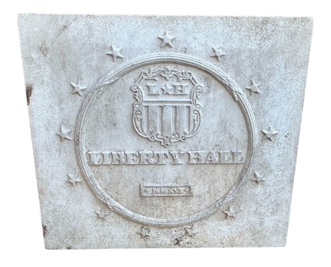 Architectural building corner stone plaque Liberty Hall (1 of 11)