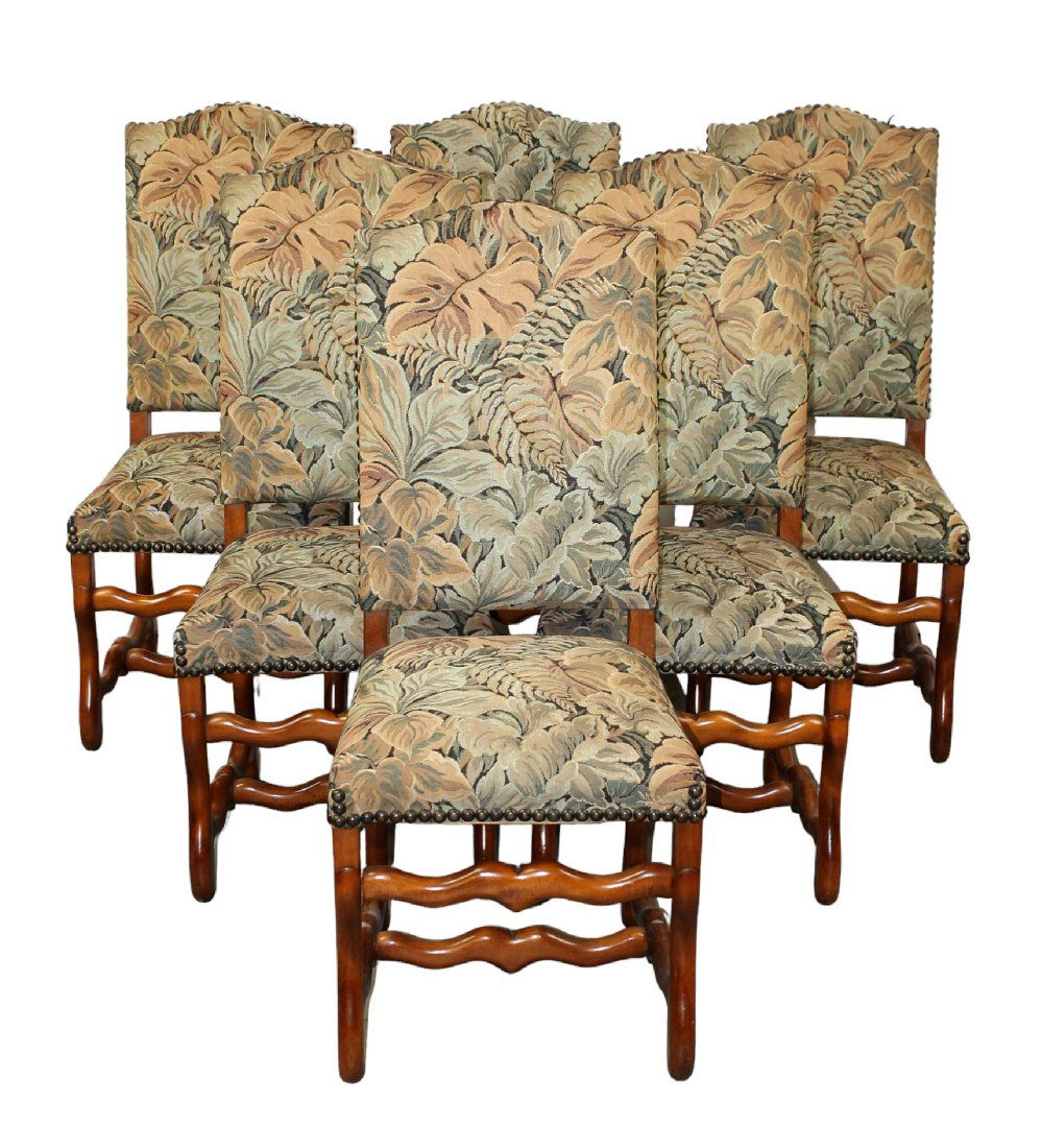 Set of 6 French os du mouton chairs (1 of 9)