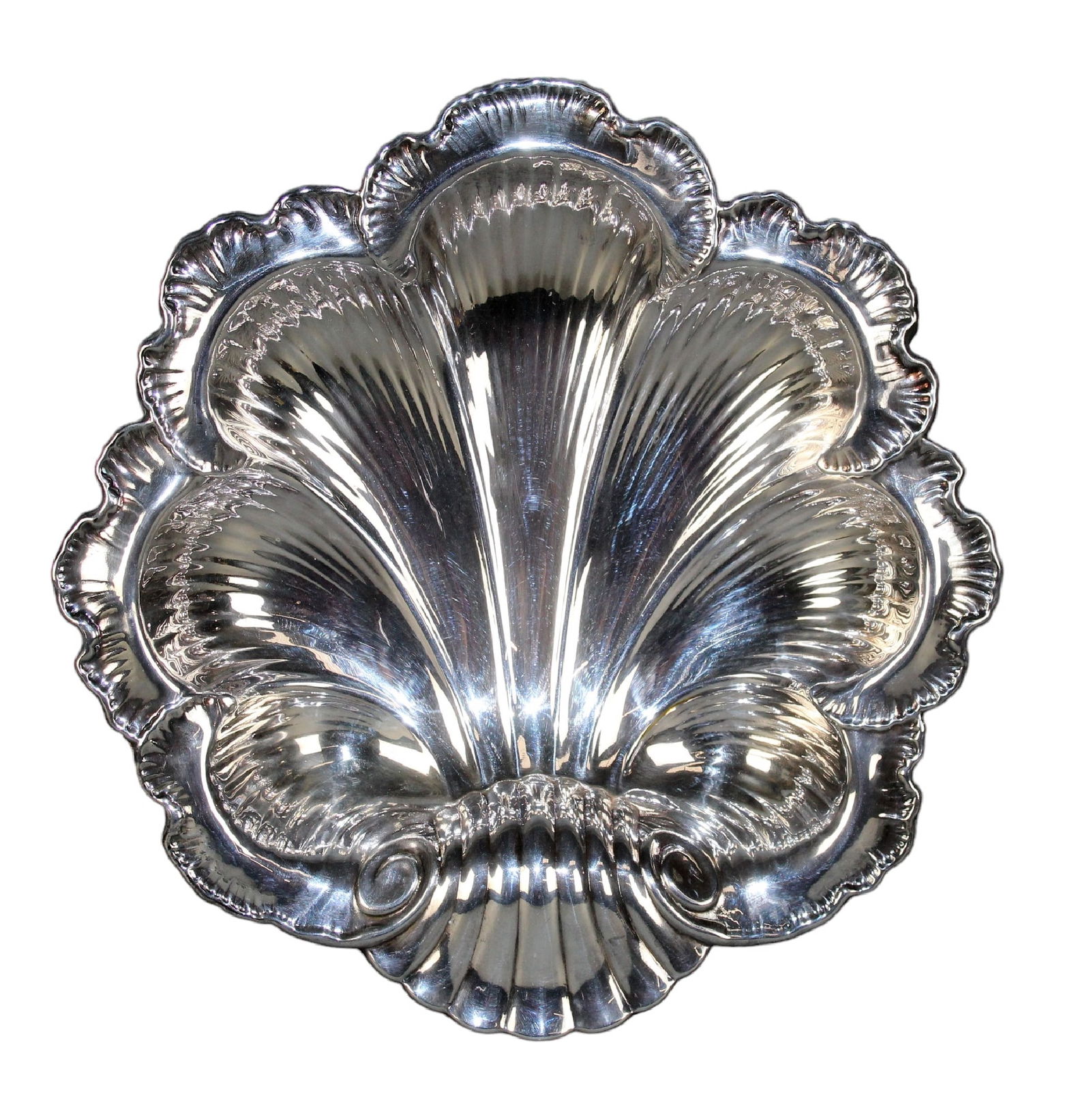 Gorham silverplated shell form serving dish (1 of 4)