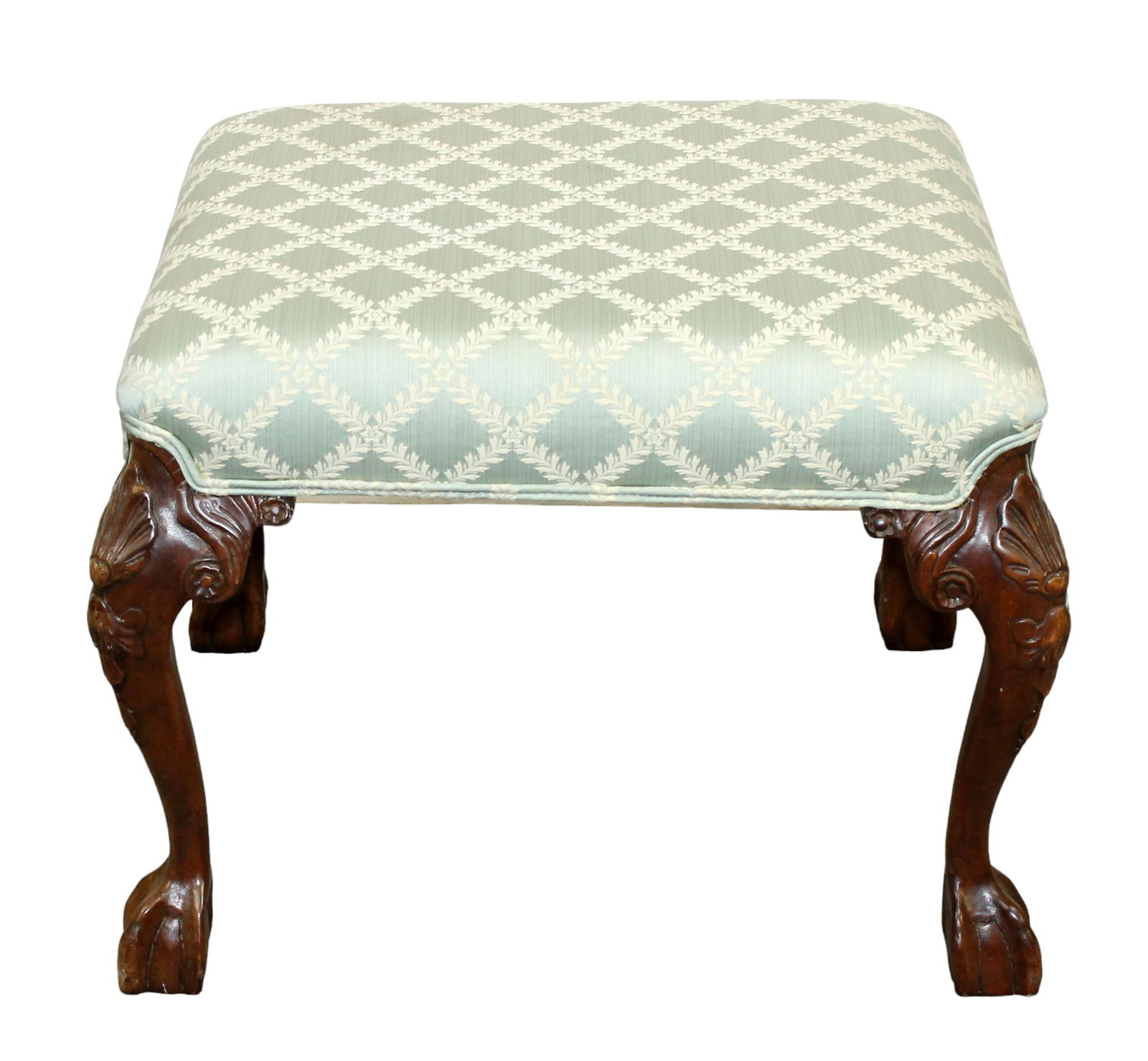 Baker Historic Charleston Collection Chippendale style footsool (1 of 7)