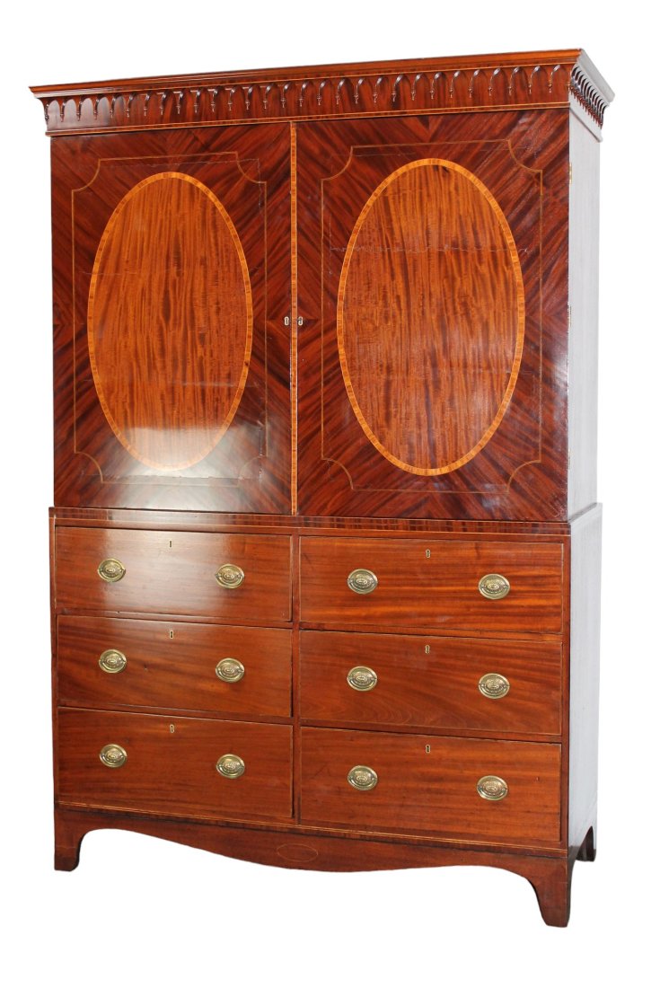 English Regency linen press (1 of 10)