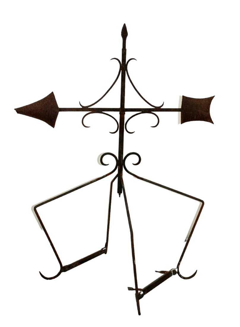 French wrought iron roof finial weathervane (1 of 10)