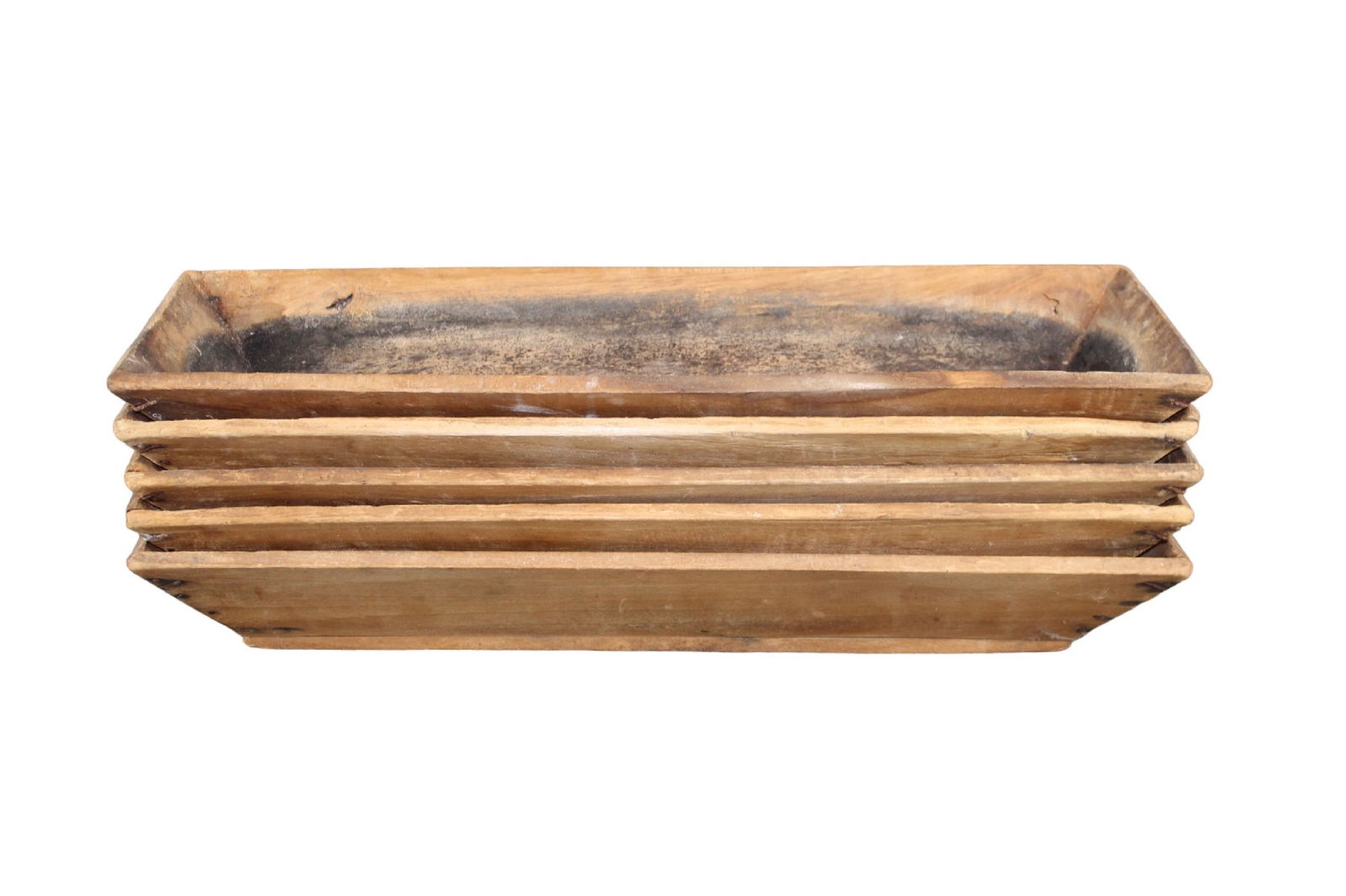 Lot of 5 French wooden baguette bread trays (1 of 4)