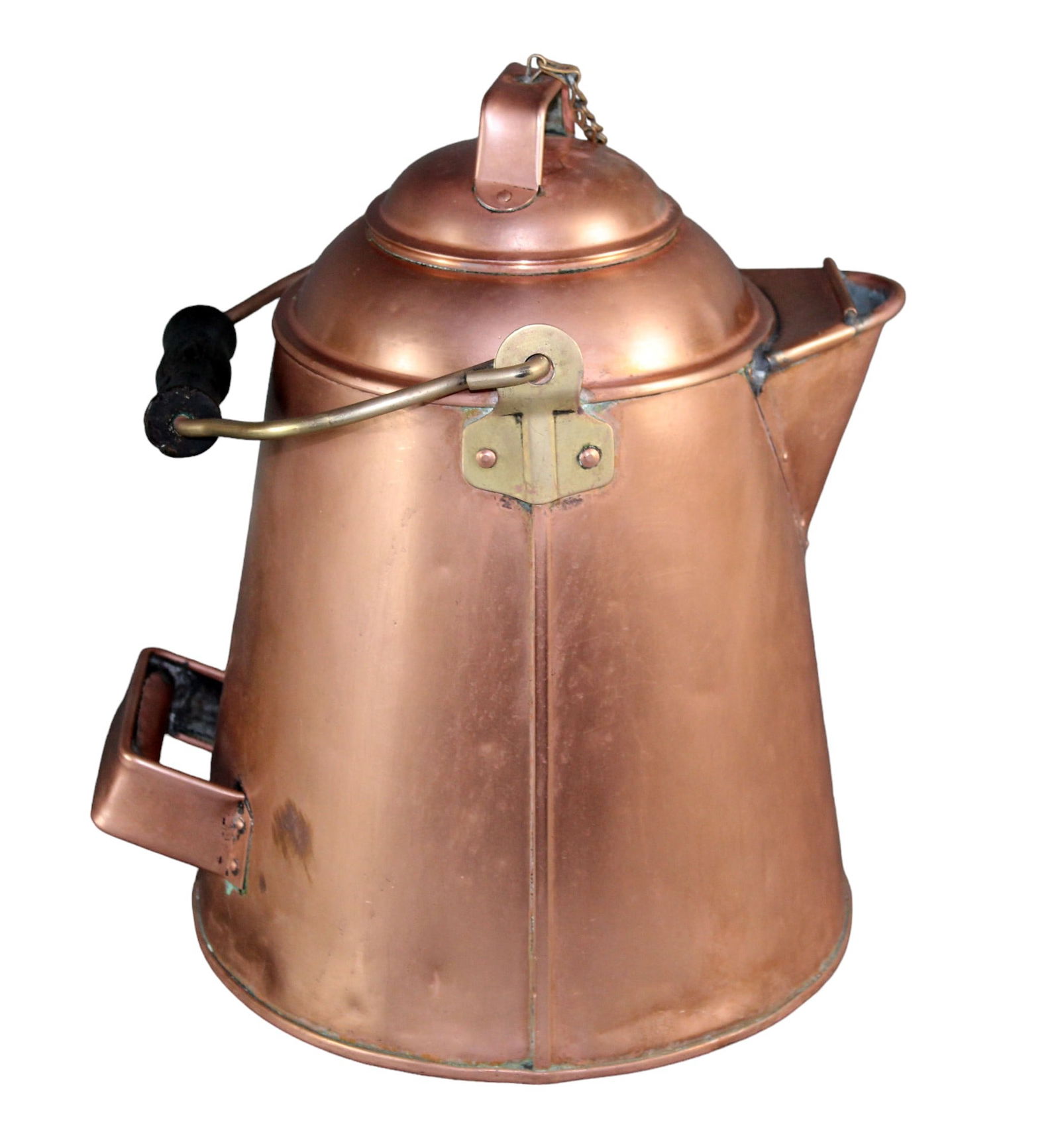 Large American Cowboy copper coffee pot (1 of 9)