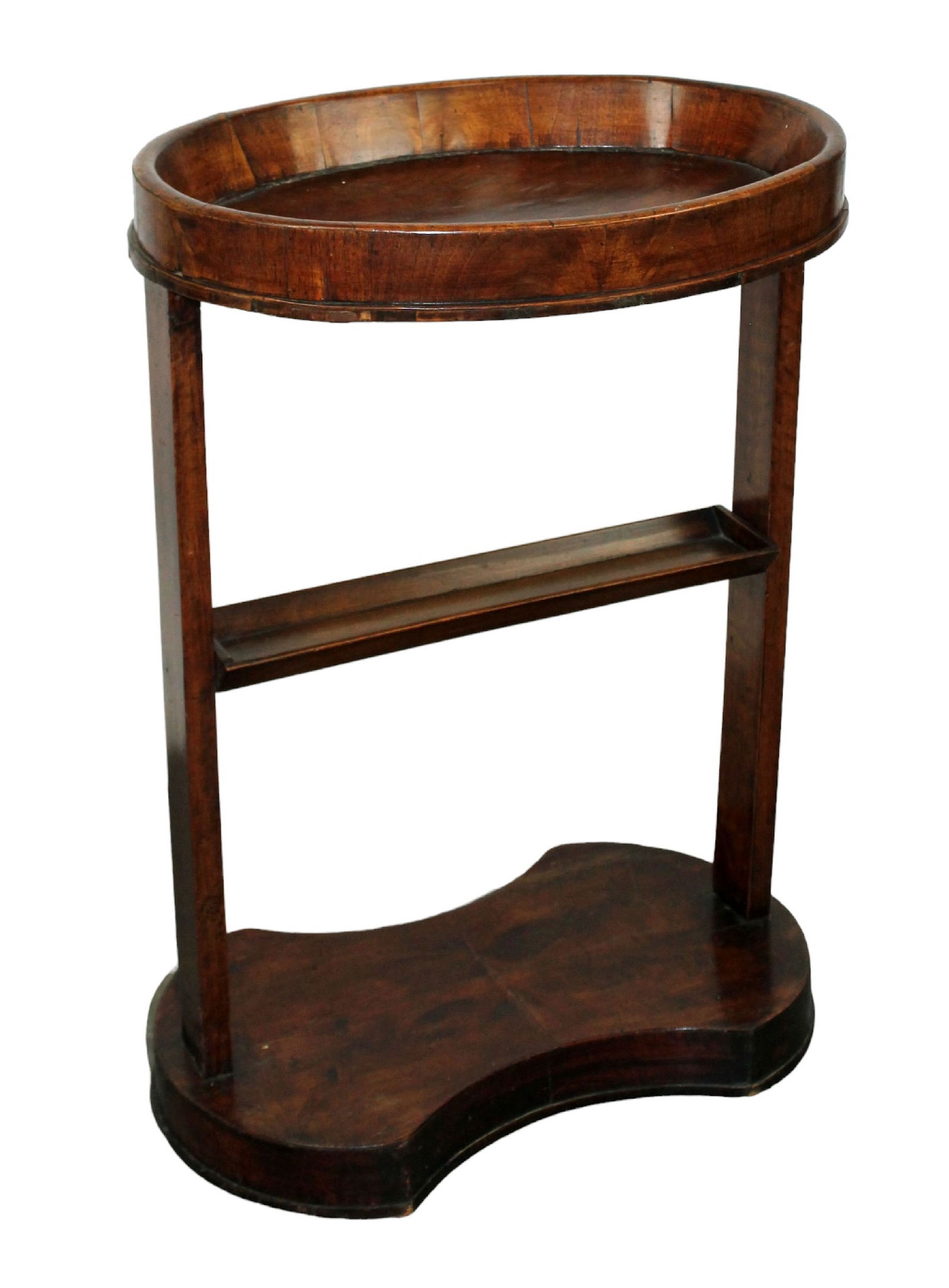 French Directoire tricoteuse (work table) in walnut (1 of 9)