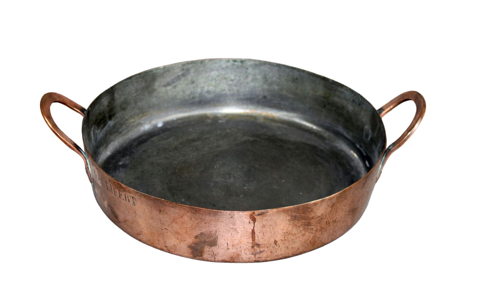 French L. Gaudibert copper sauce pan with handles (1 of 8)