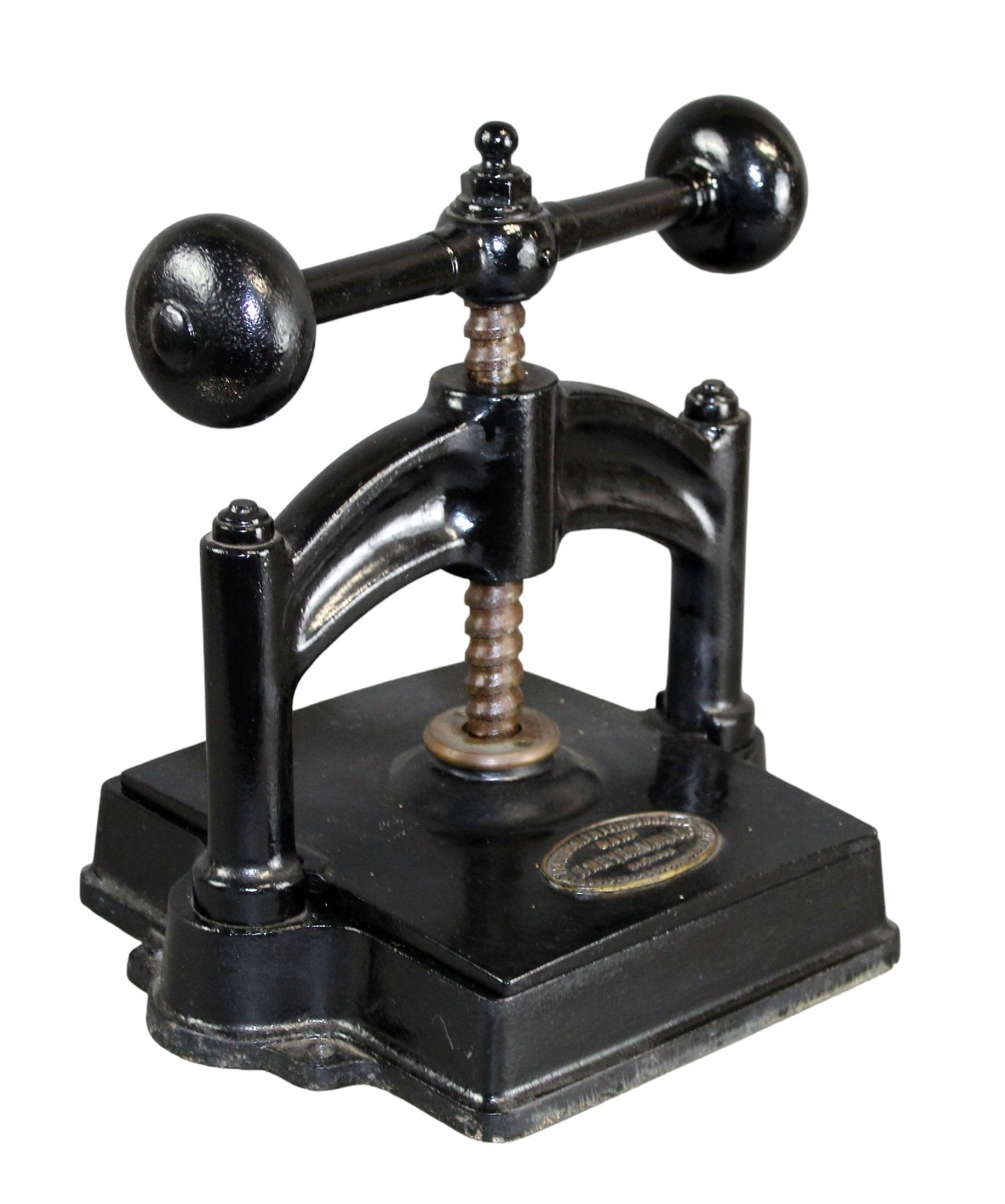Antique F. Meyer-Van Loo black iron book press (1 of 6)