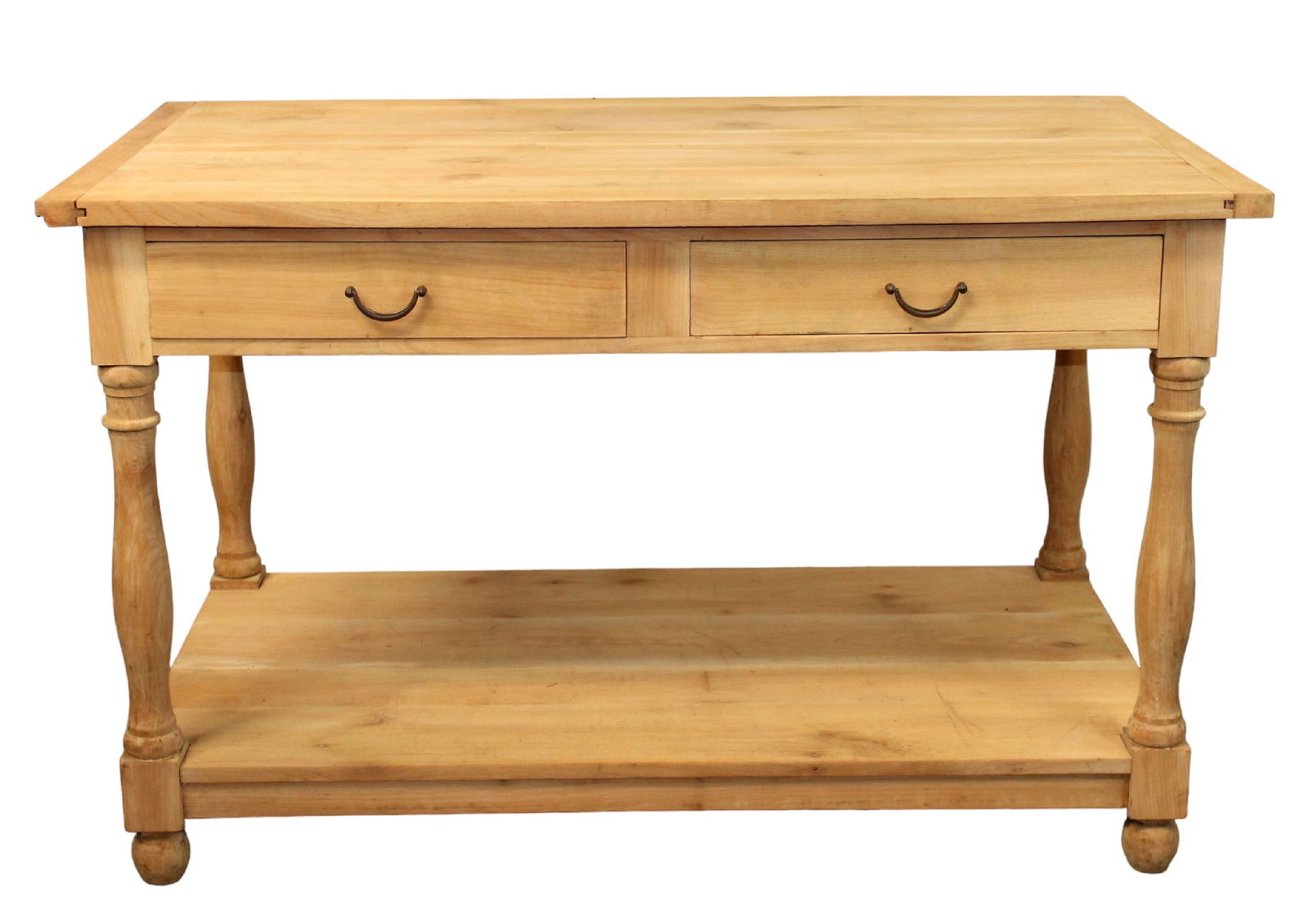 French drapers table in natural cherry (1 of 9)