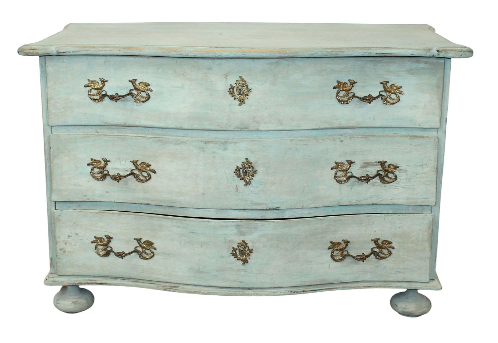 18th century Northern European 3 drawer commode in oak (1 of 12)