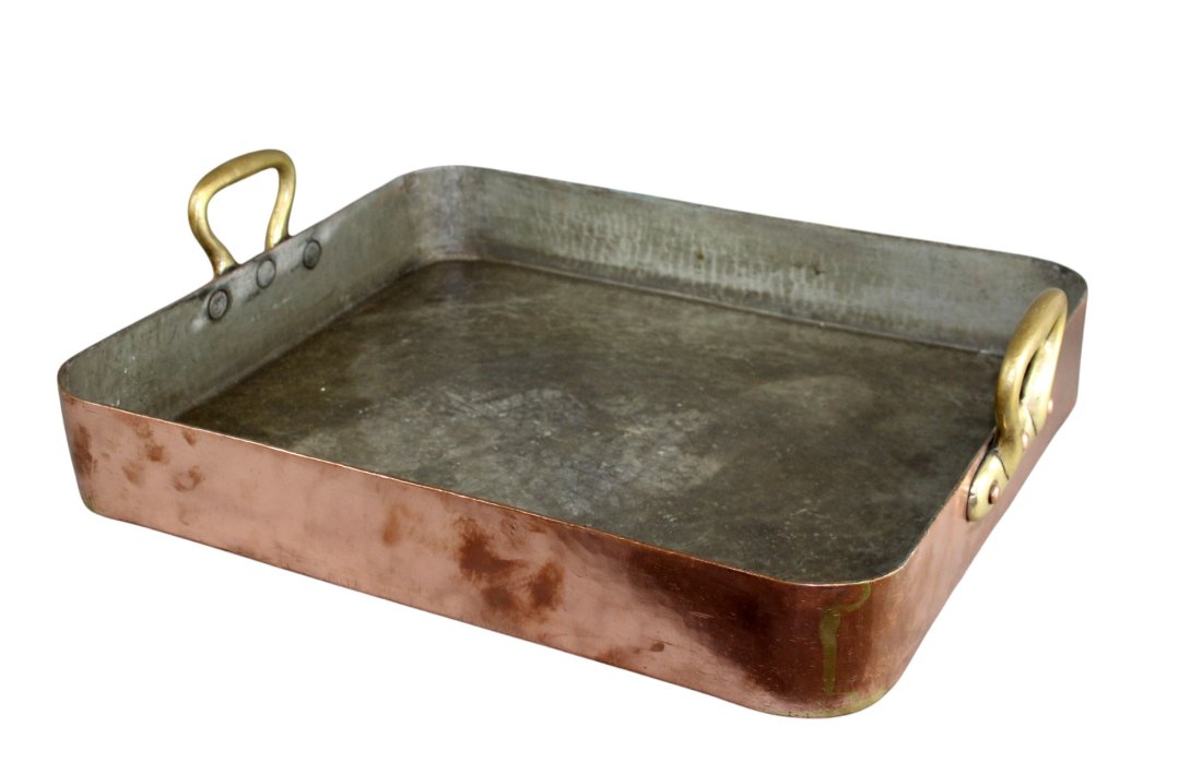 Large French Dehillerin Paris copper roasting pan (1 of 11)