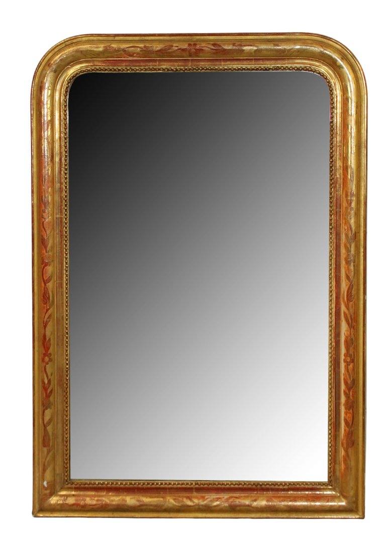 French Louis Philippe gold leaf mirror (1 of 9)