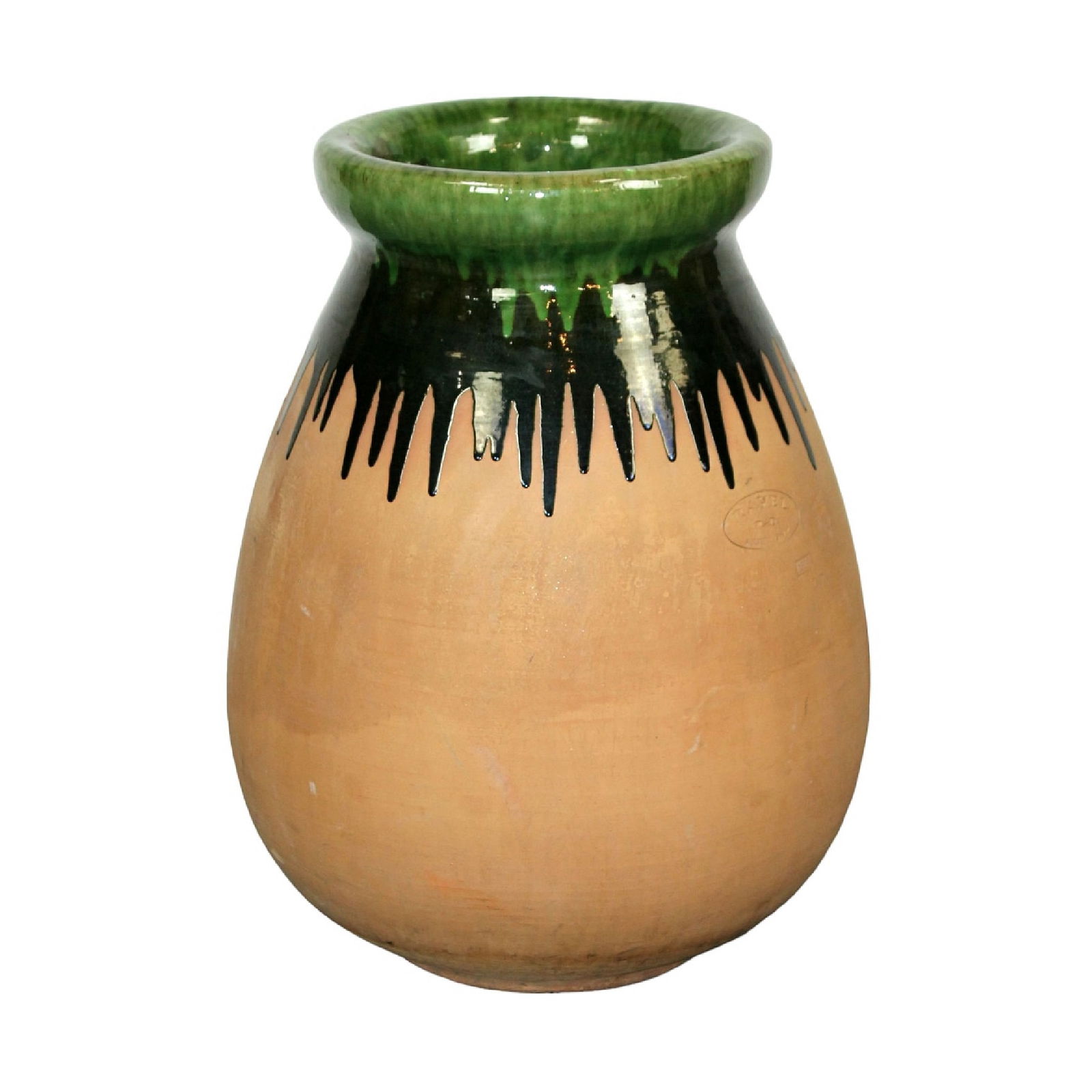French Poterie Ravel slip glazed terra cotta biot jar (1 of 7)